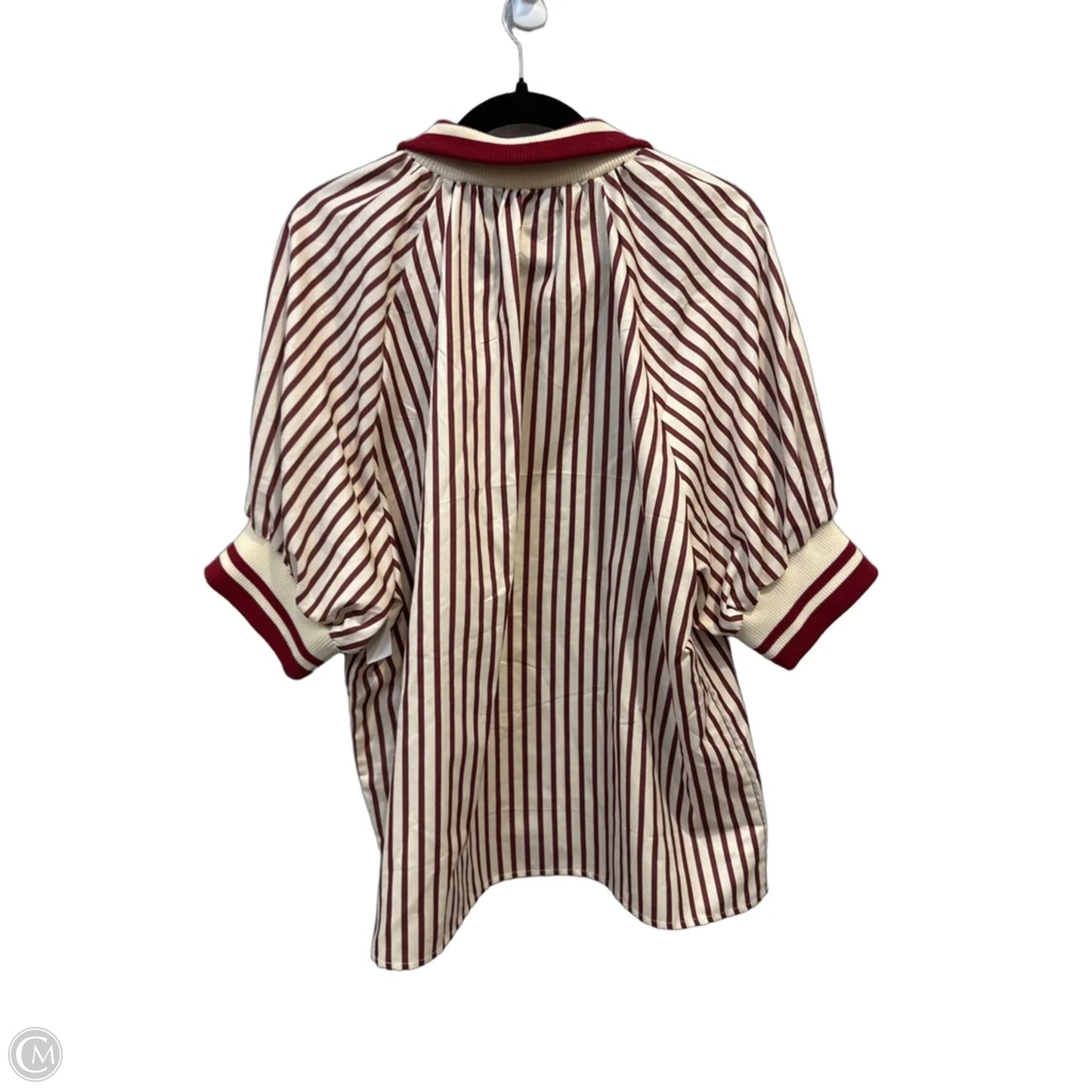Top Short Sleeve By Clothes Mentor In Striped Pattern, Size: 2x