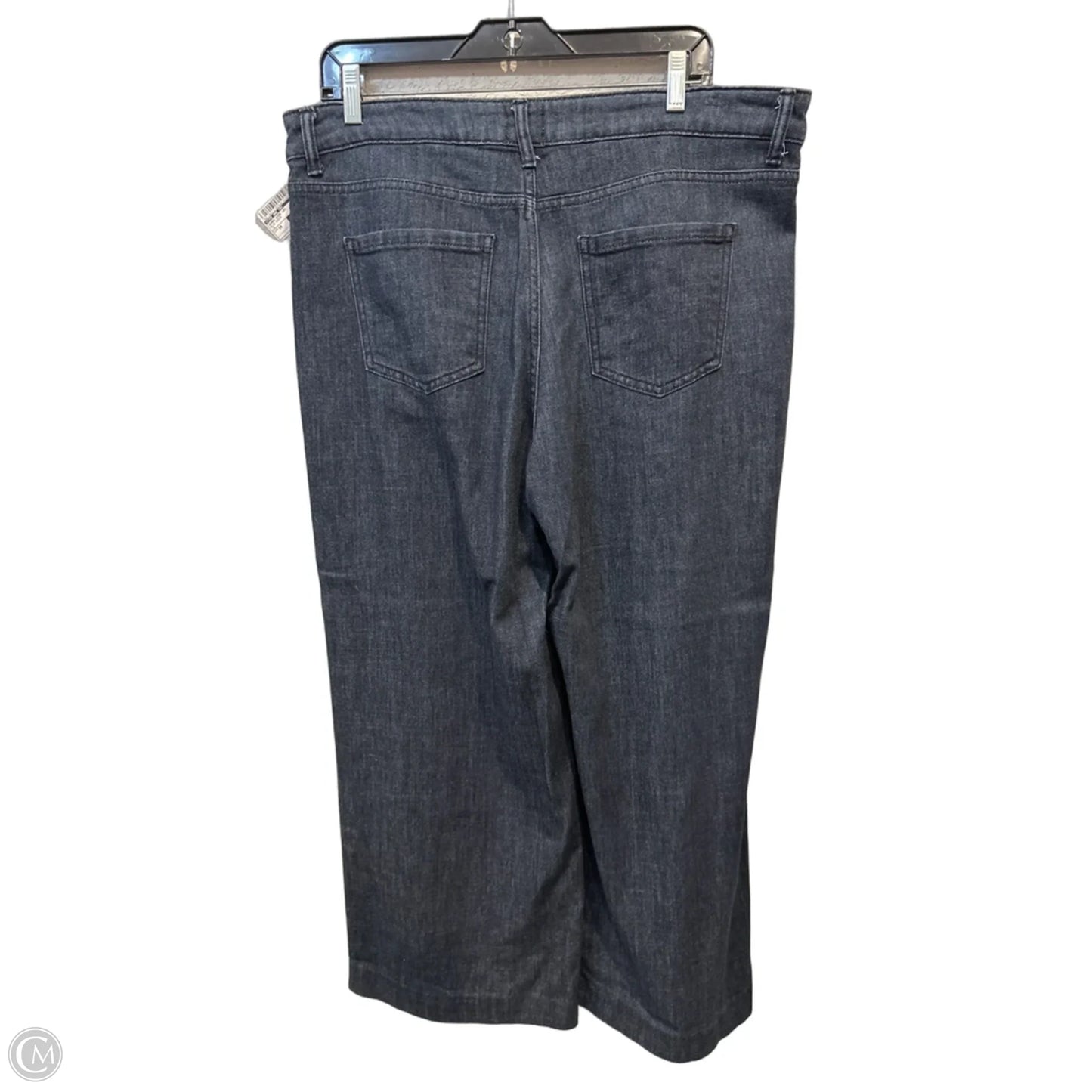 Jeans Wide Leg By Time And Tru In Blue Denim, Size: 14