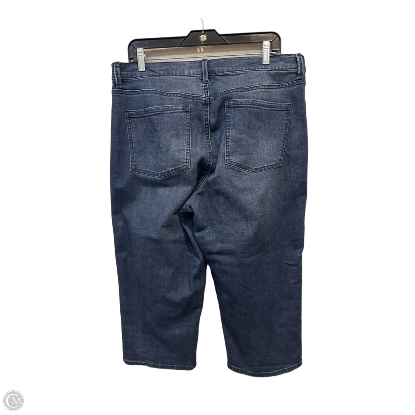 Jeans Wide Leg By Gloria Vanderbilt In Blue Denim, Size: 14