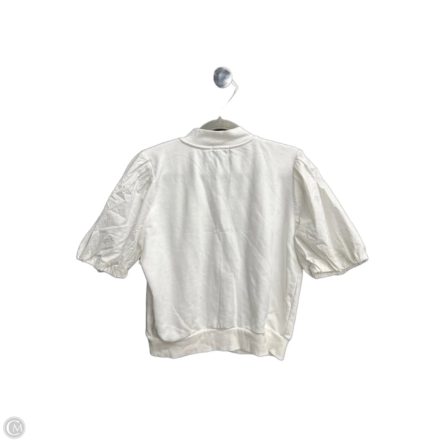 Top Short Sleeve By Evereve In White, Size: M