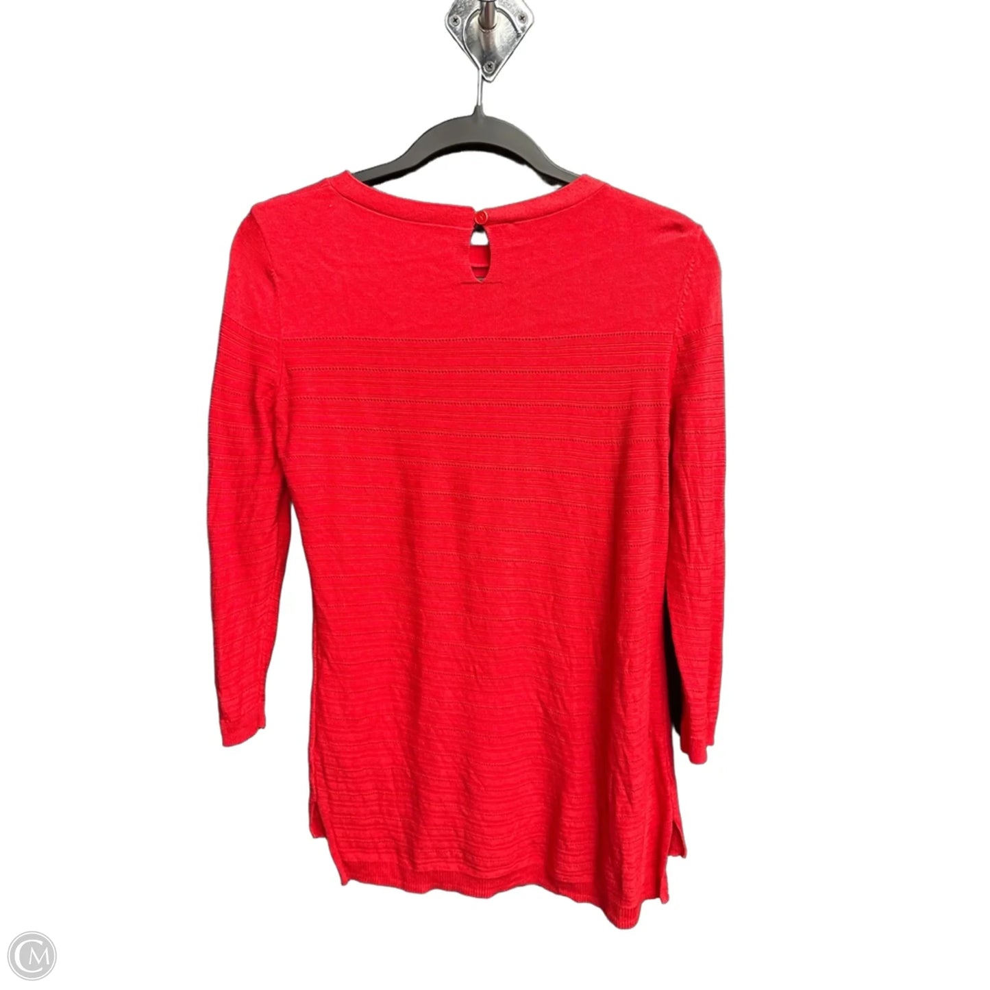 Top Long Sleeve By Talbots In Red, Size: Sp