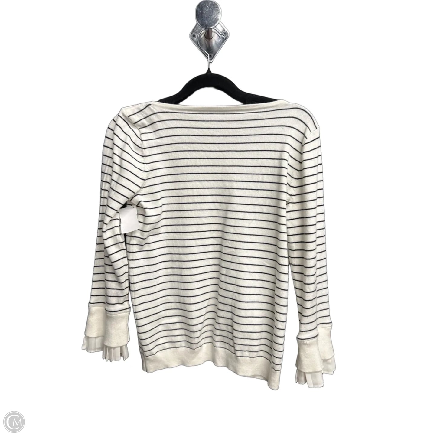 Top Long Sleeve By Clothes Mentor In Striped Pattern, Size: S