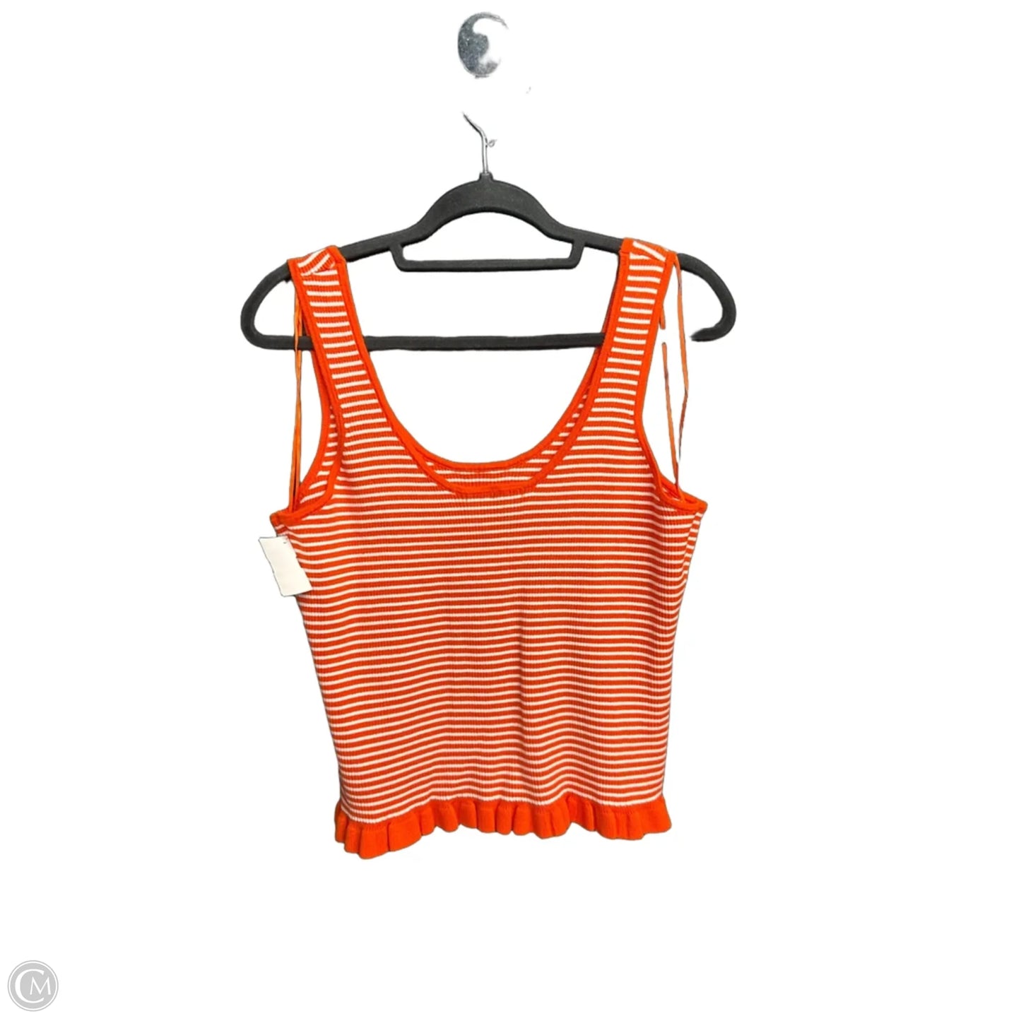 Tank Top By Free Assembly In Striped Pattern, Size: L