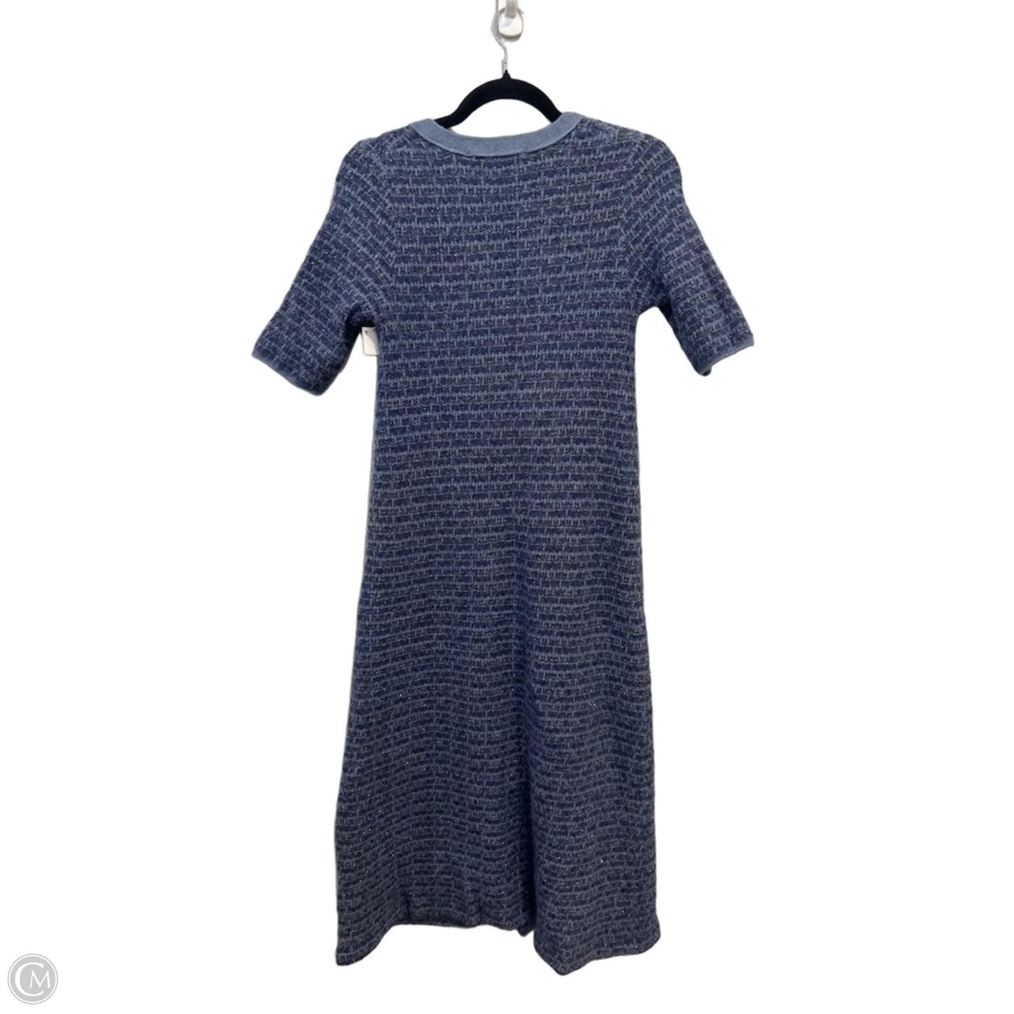 Dress Casual Midi By Zara In Blue, Size: S