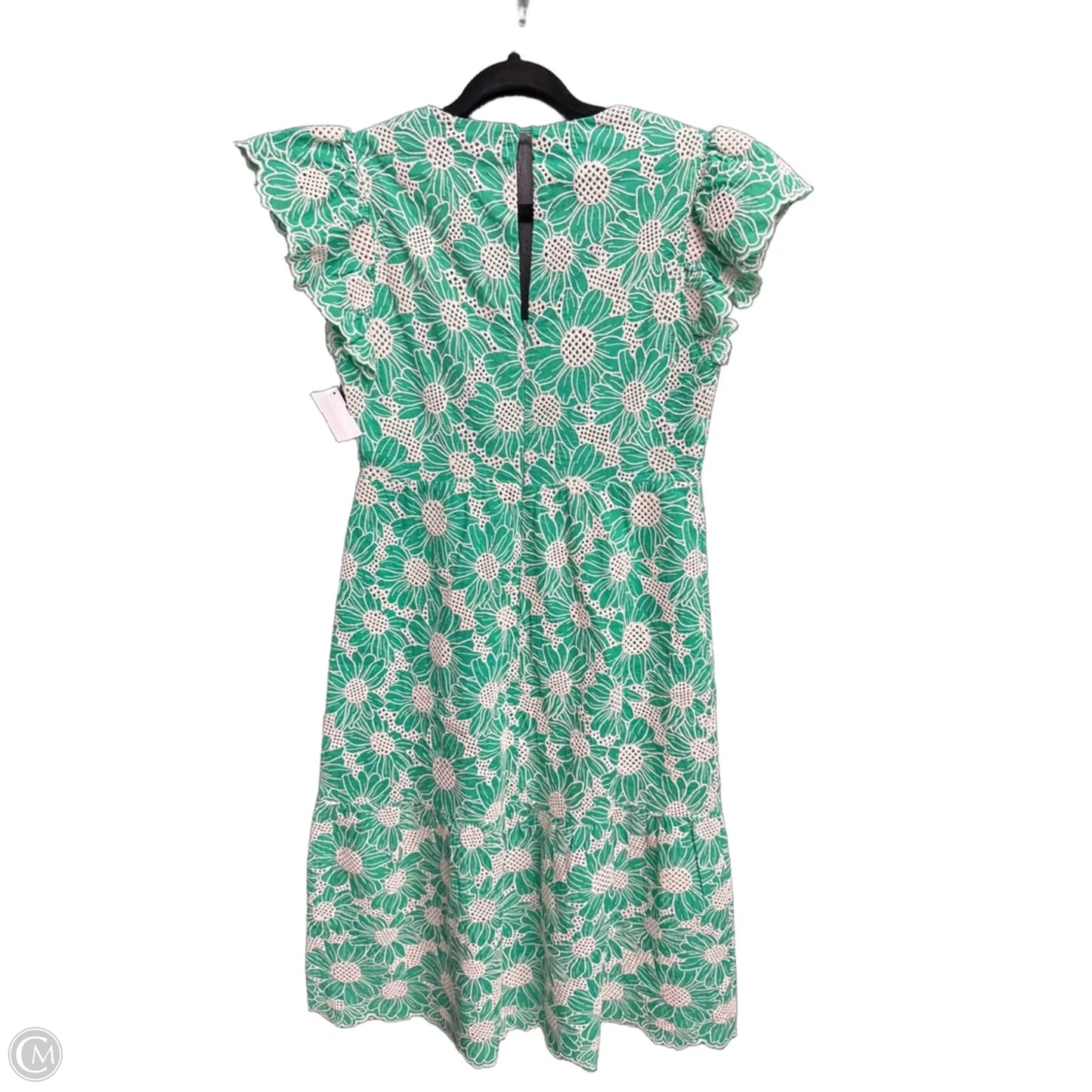 Dress Casual Maxi By Clothes Mentor In Green & White, Size: M