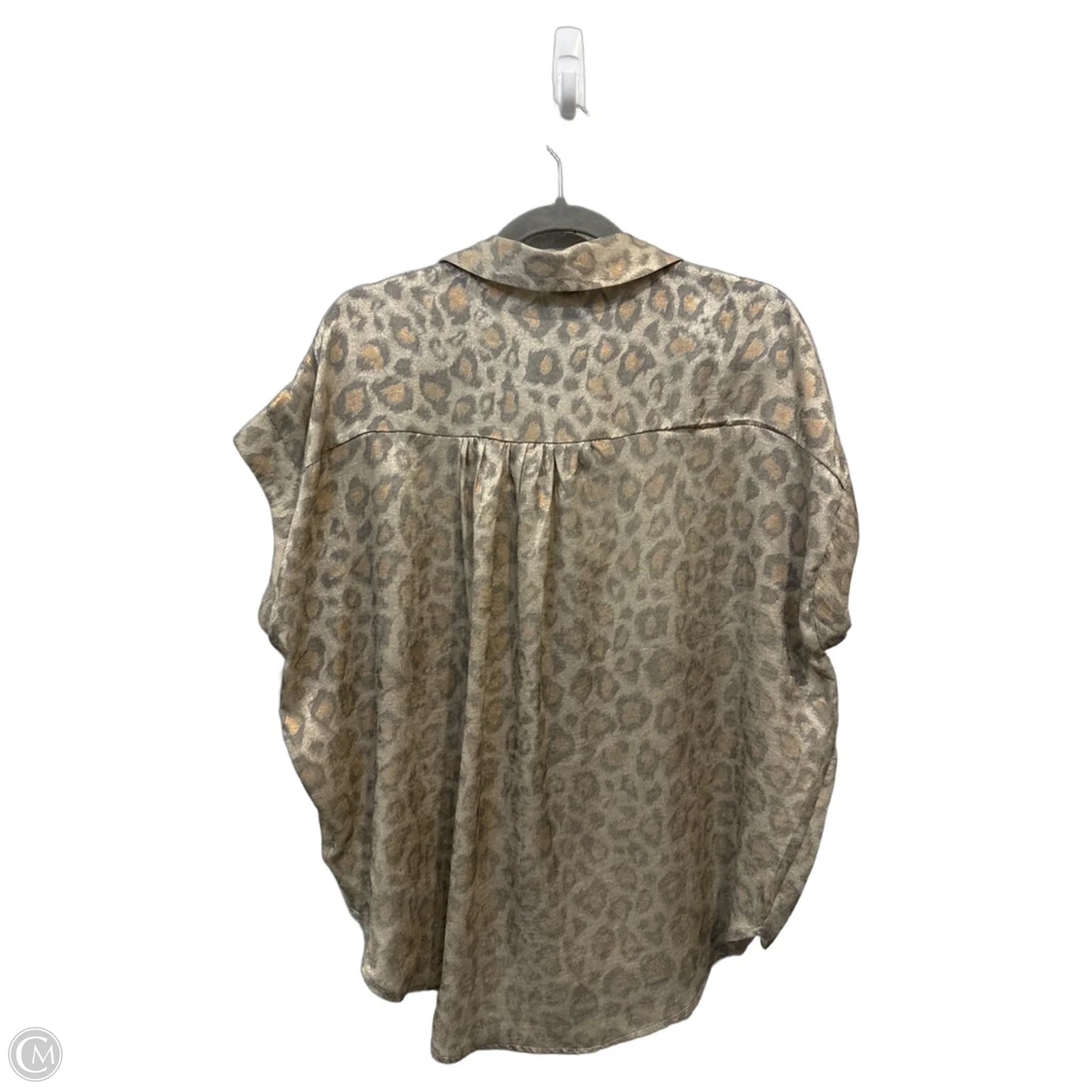 Top Short Sleeve By Jodifl In Animal Print, Size: S