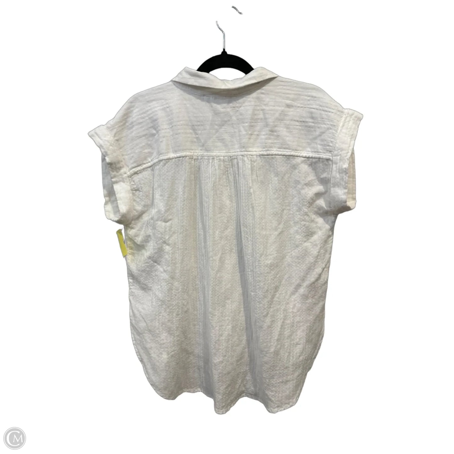 Top Short Sleeve By Loft In White, Size: Sp