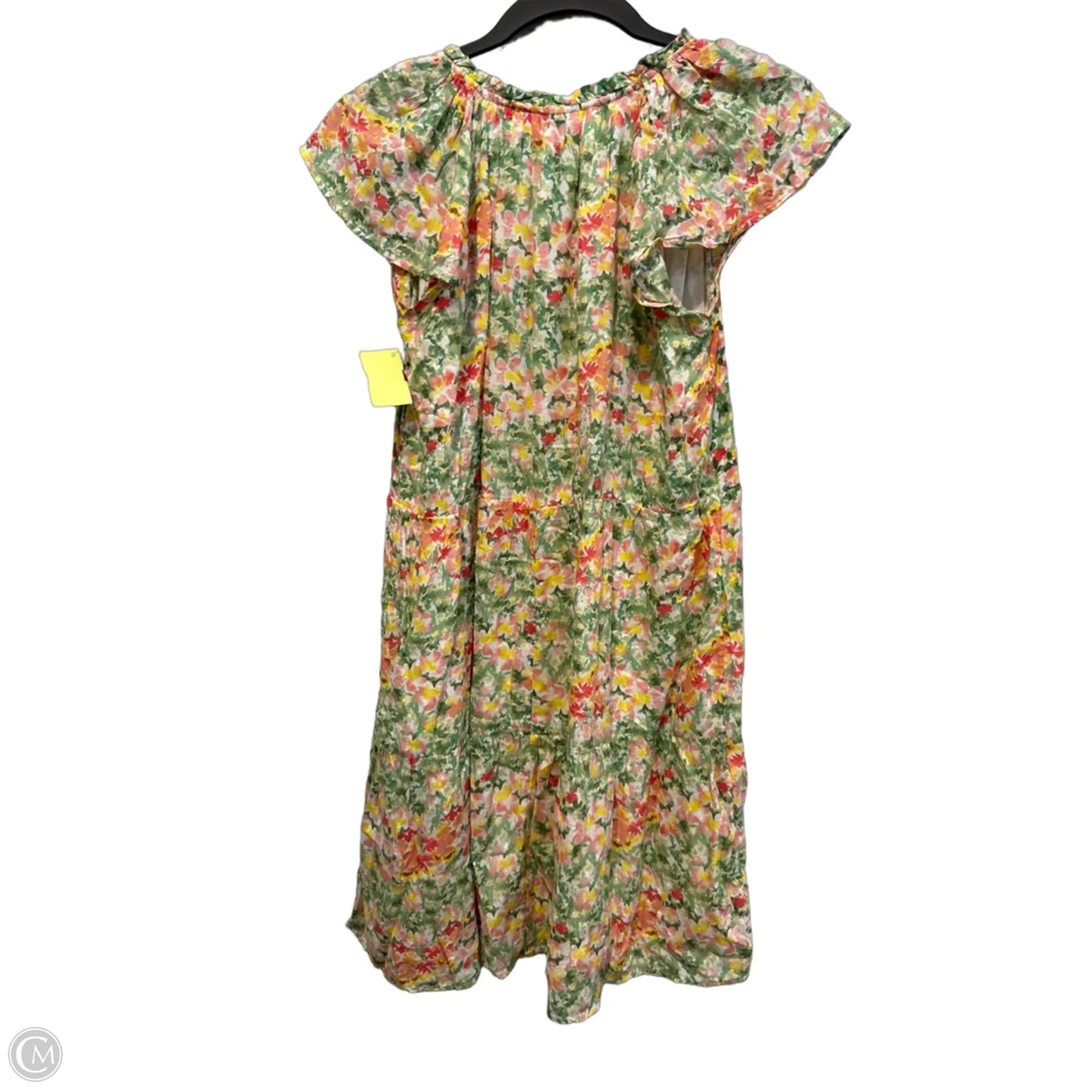 Dress Casual Midi By Loft In Floral Print, Size: Xsp