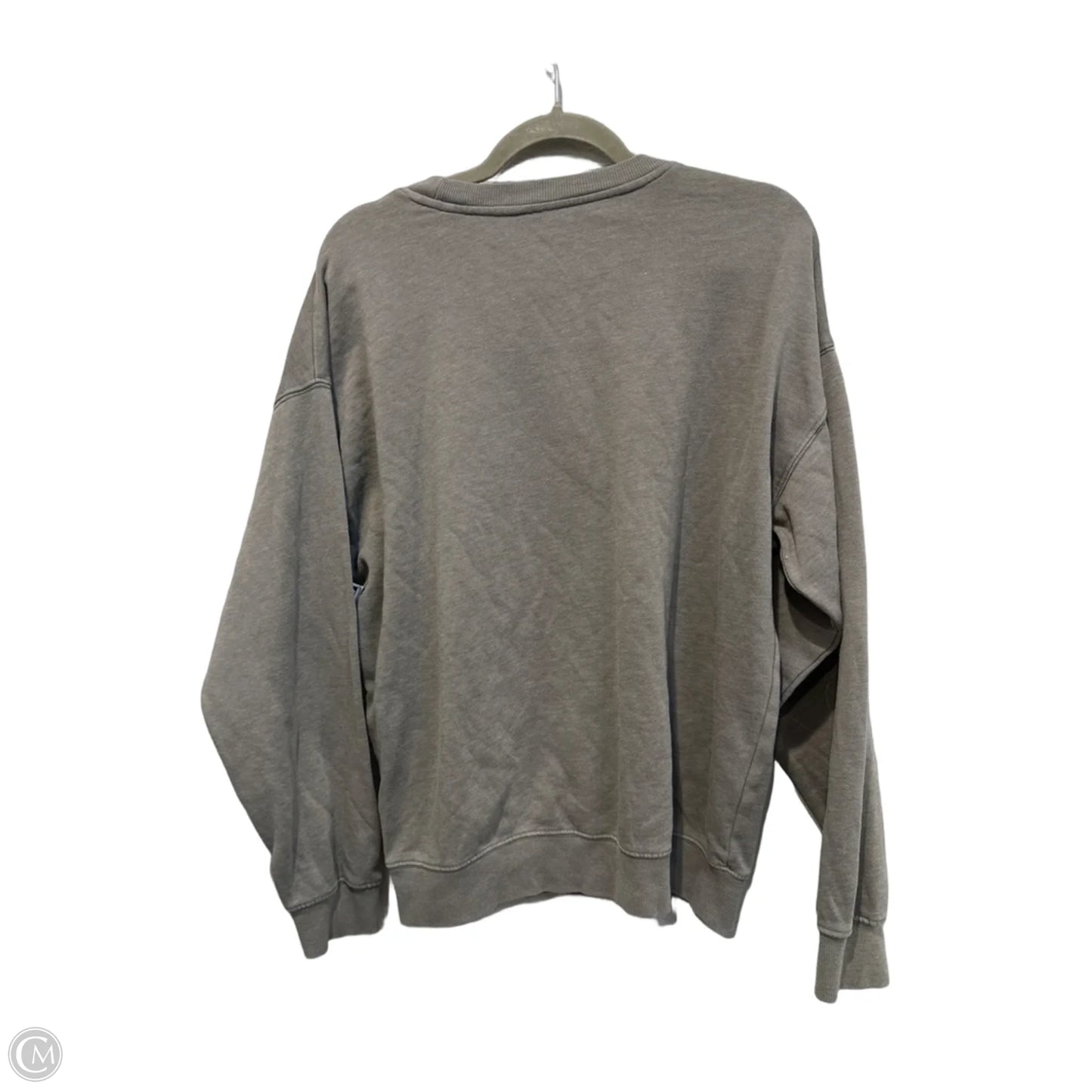 Sweatshirt Crewneck By Clothes Mentor In Grey, Size: S