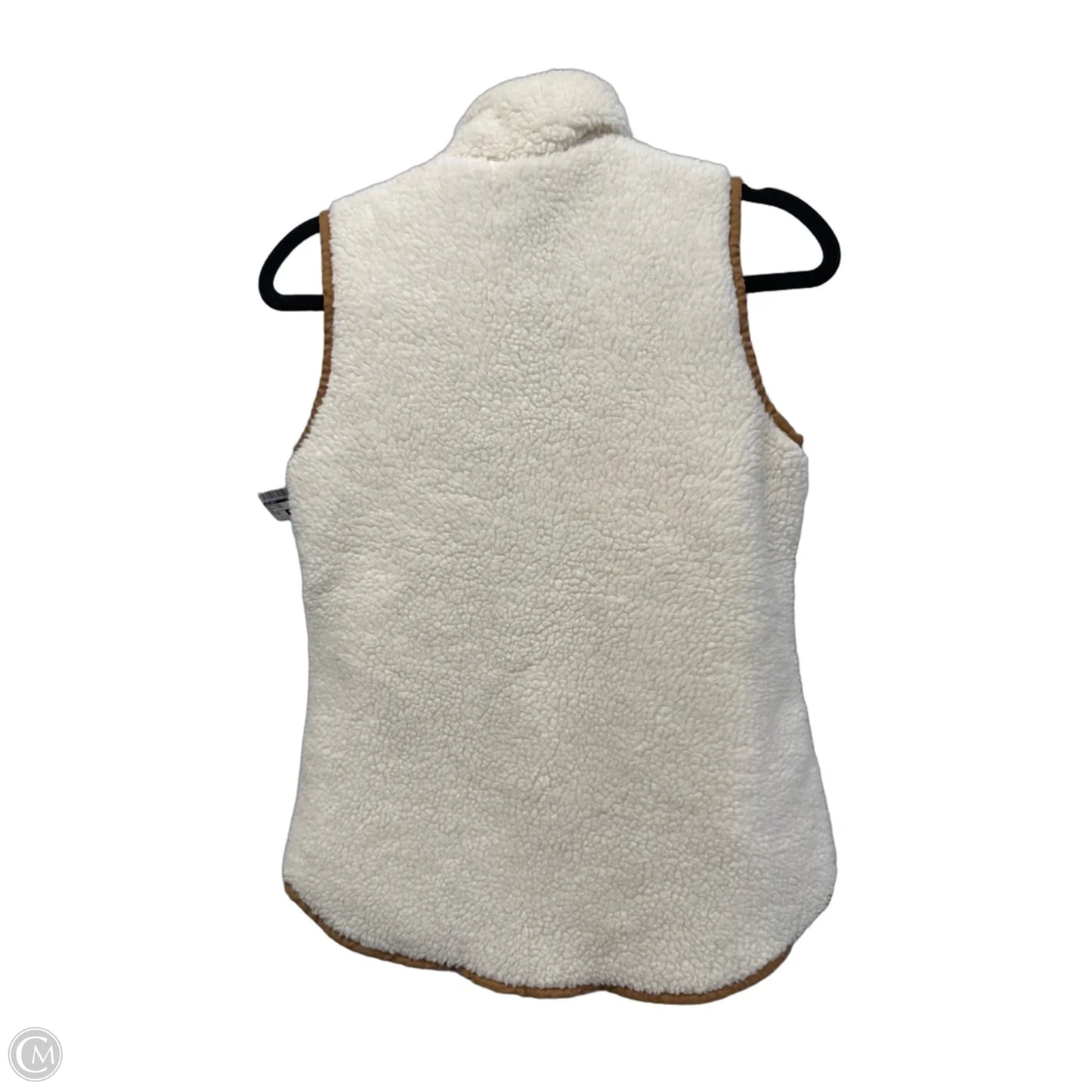 Vest Fleece By Old Navy In Brown & Cream, Size: Xs