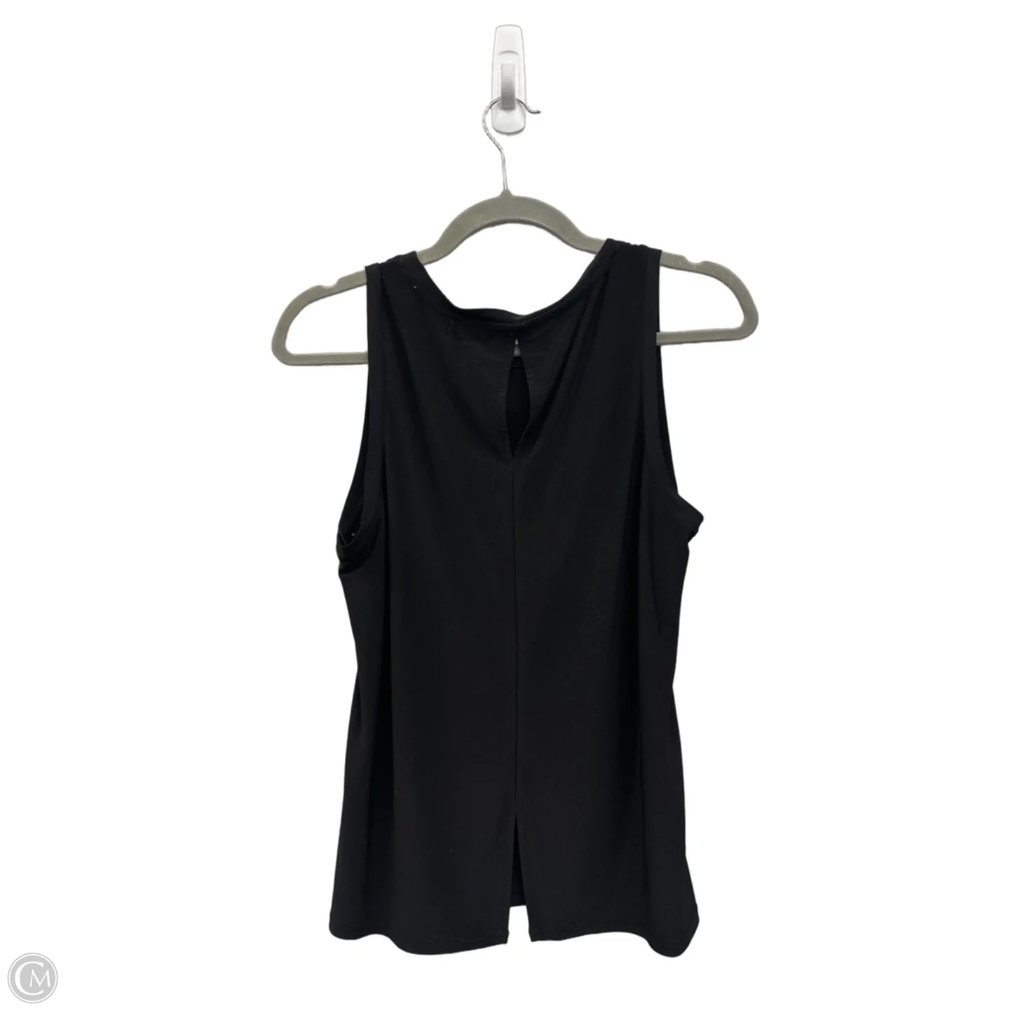 Top Sleeveless Basic By Chaus In Black, Size: M