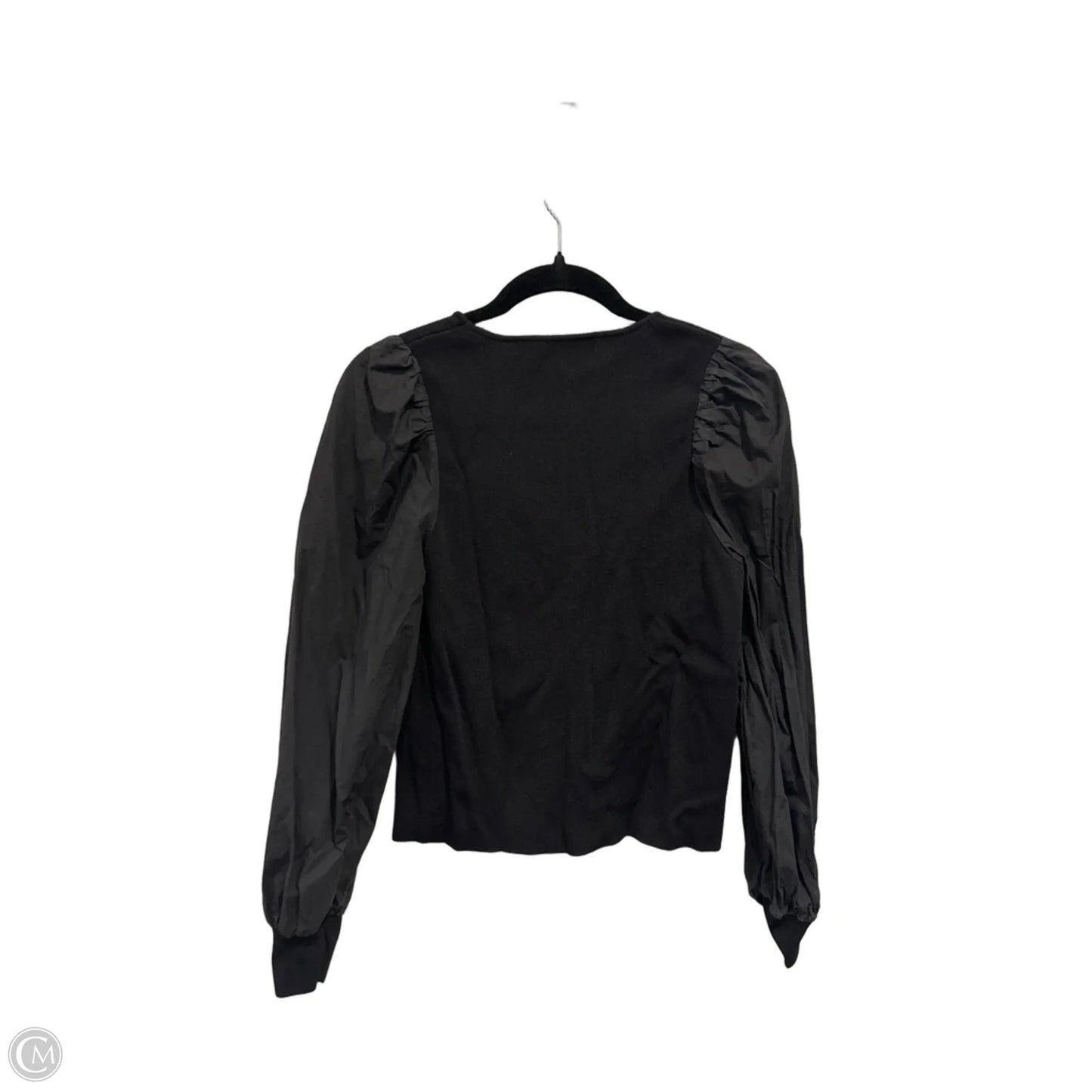 Top Long Sleeve By English Factory In Black, Size: S