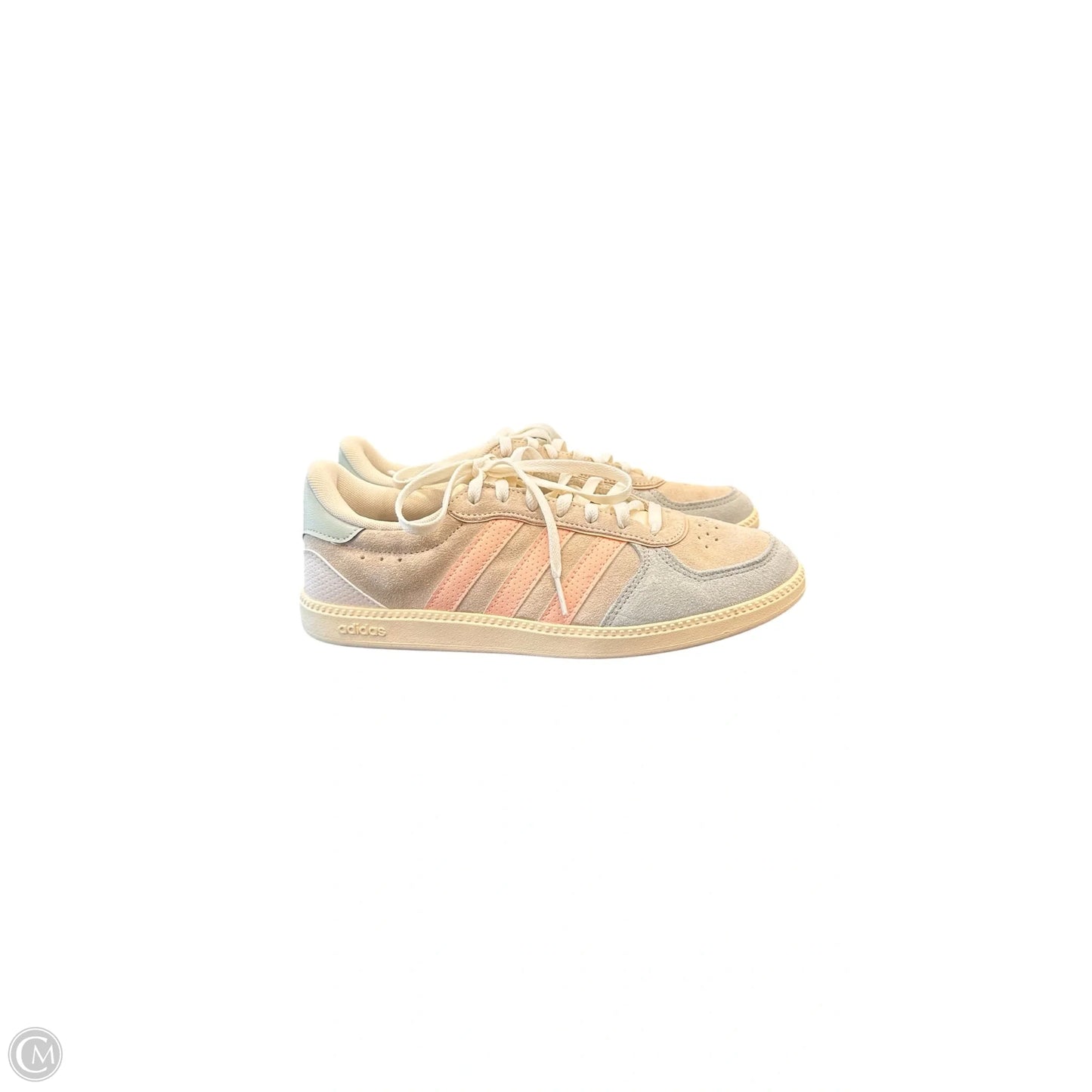 Shoes Sneakers By Adidas In Cream, Size: 8