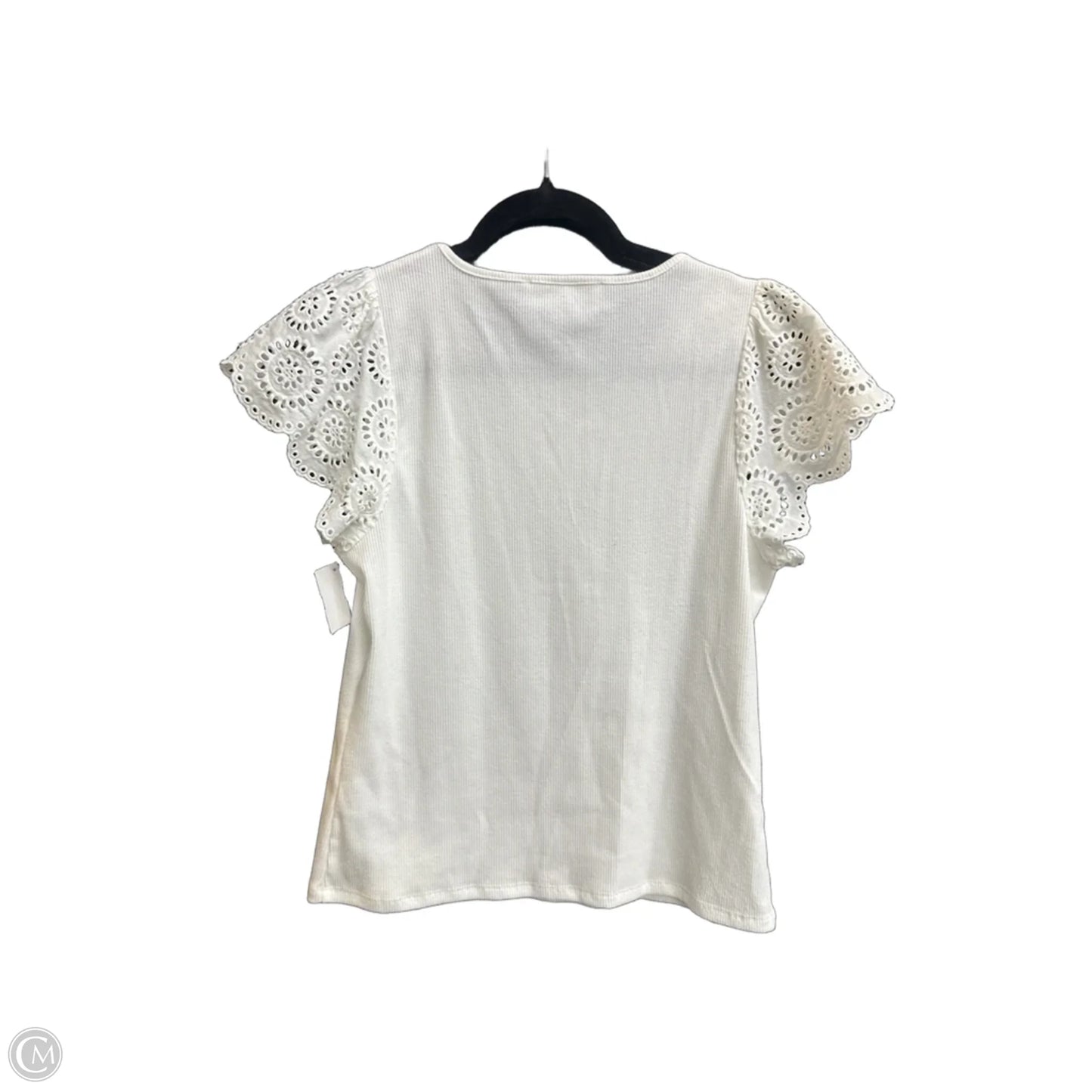 Top Sleeveless By Chelsea And Theodore In White, Size: L