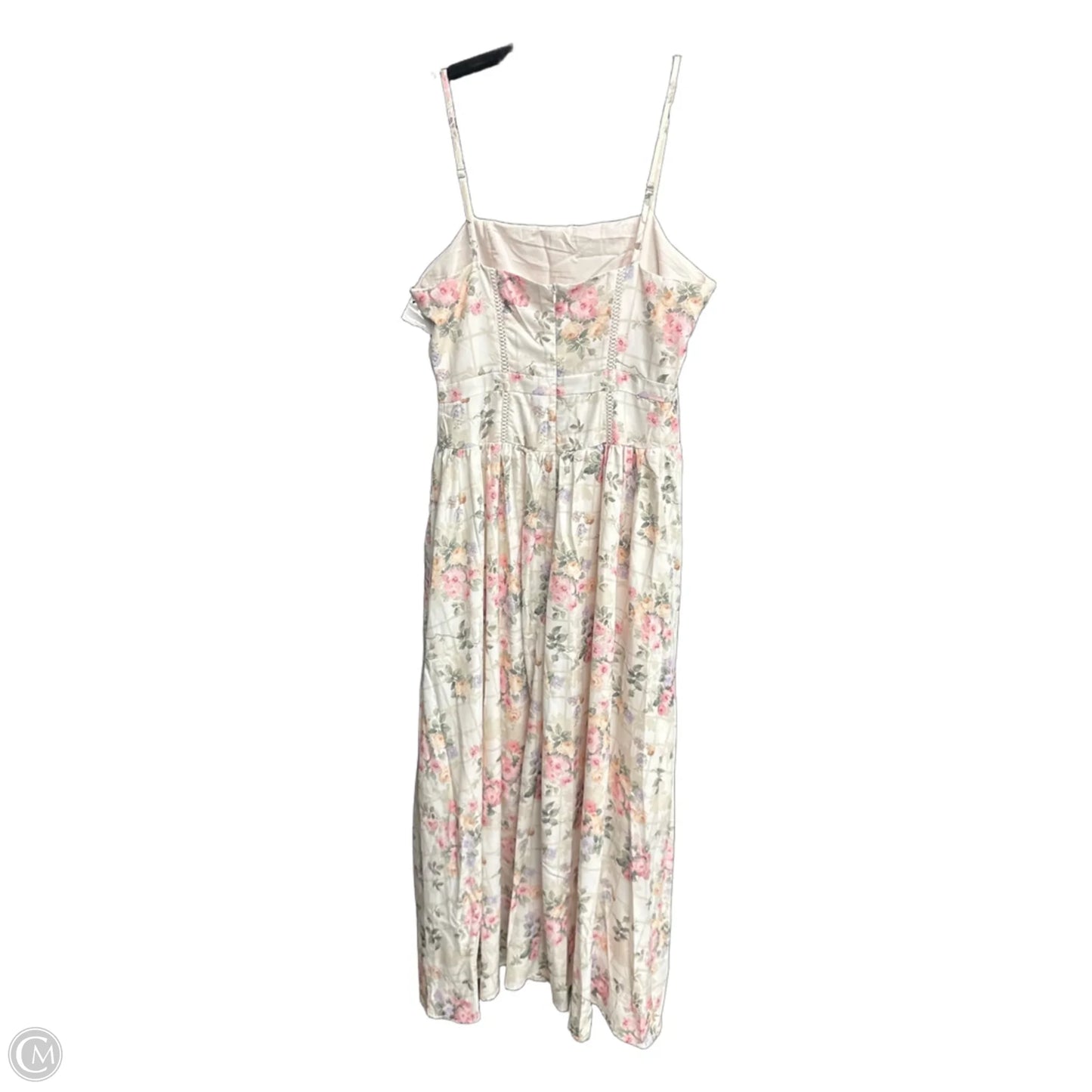 Dress Casual Maxi By Clothes Mentor In Cream, Size: L
