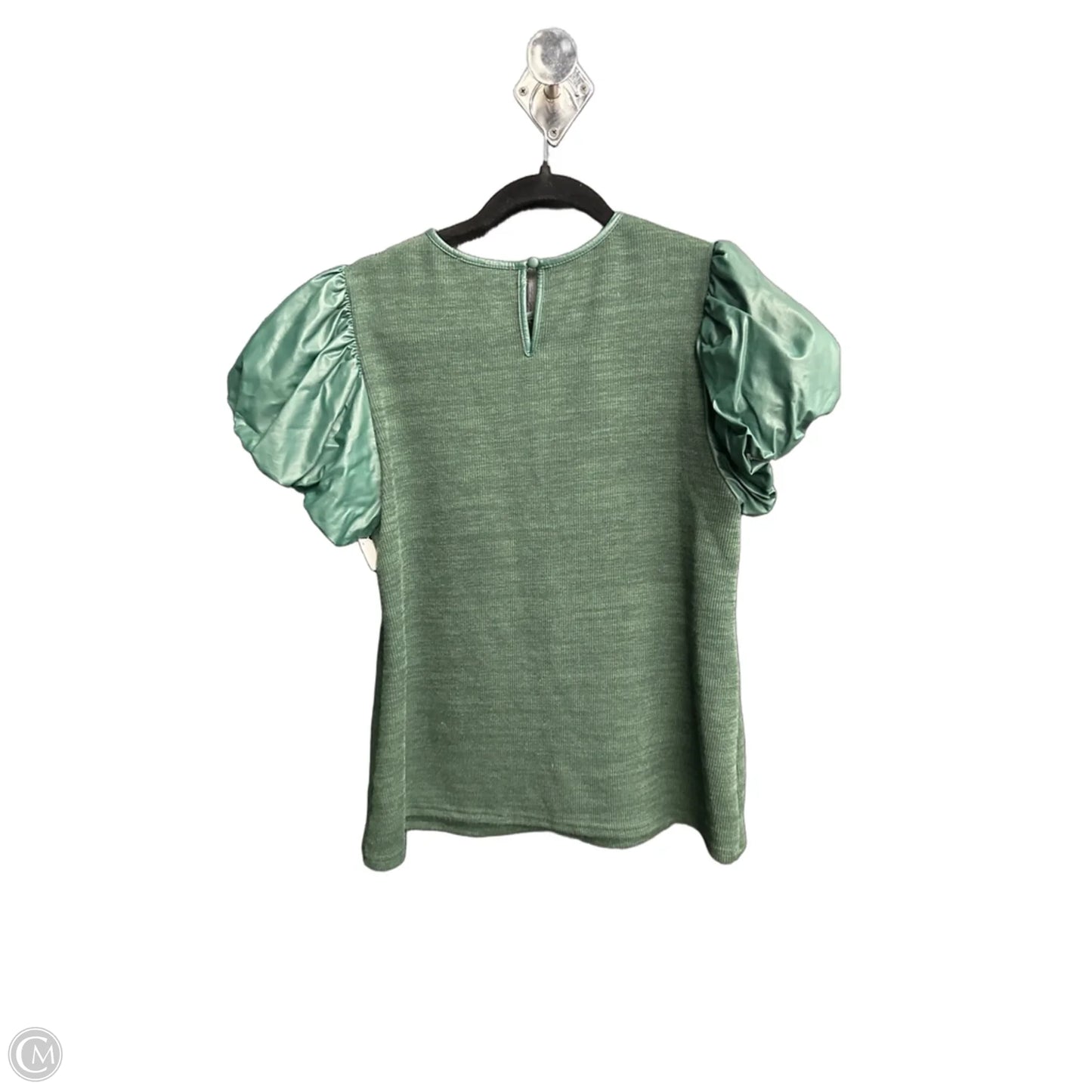 Top Short Sleeve By Thml In Green, Size: M