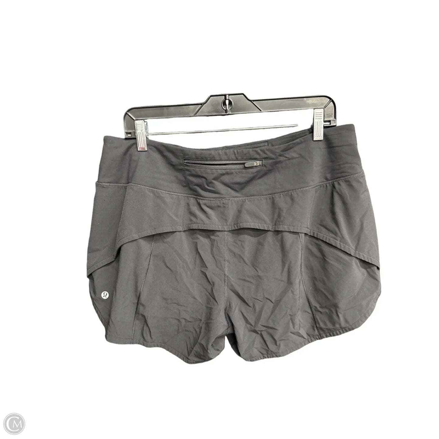 Athletic Shorts By Lululemon In Black, Size: 12
