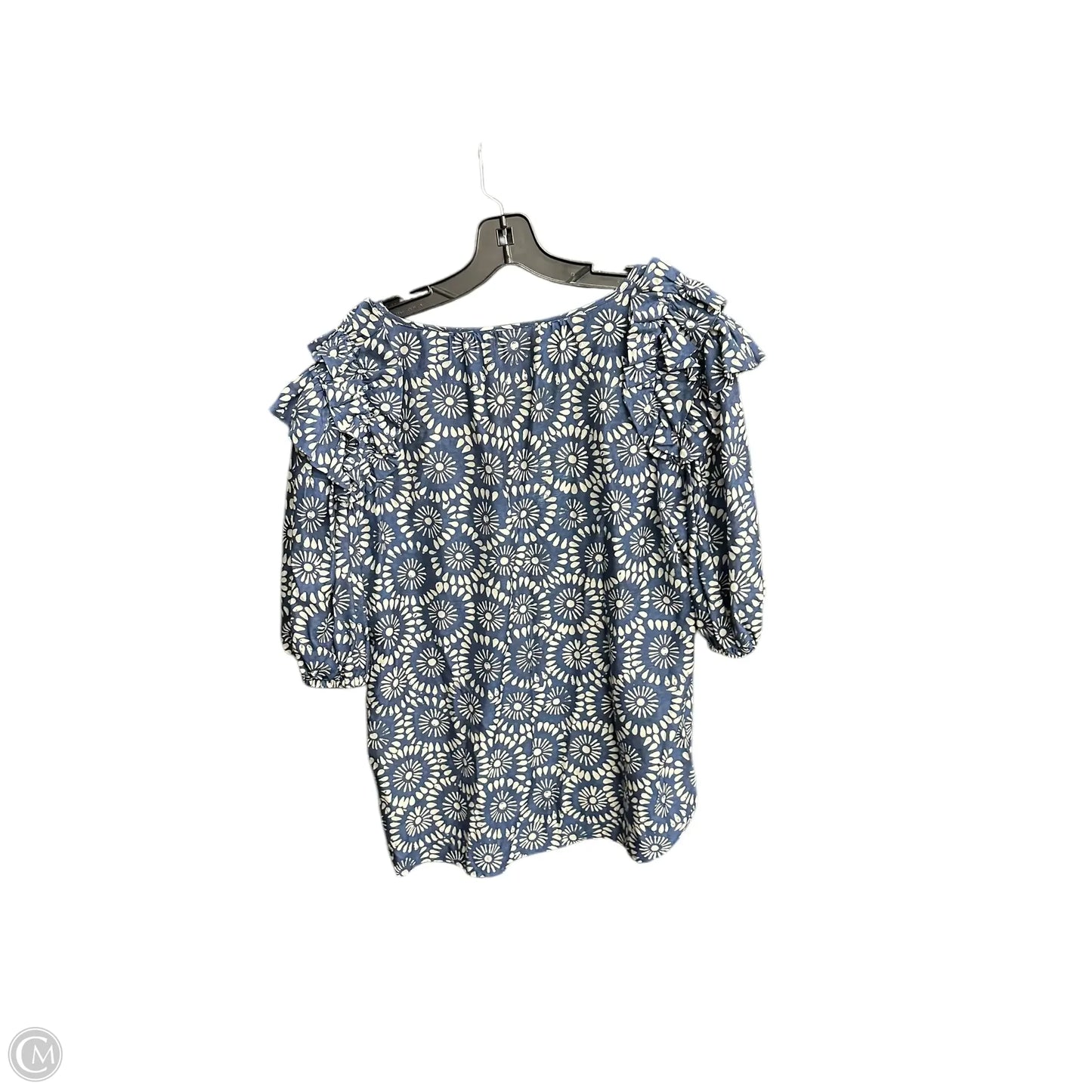 Top Short Sleeve By Caballero In Navy, Size: S
