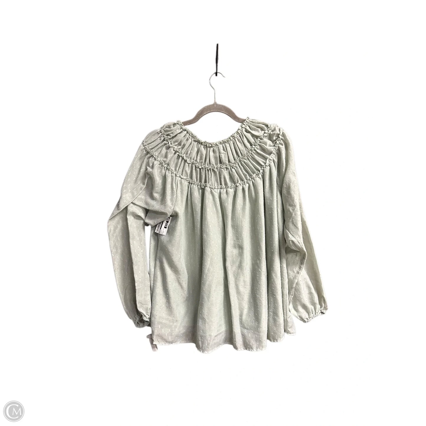 Top Long Sleeve By Entro In Green, Size: S