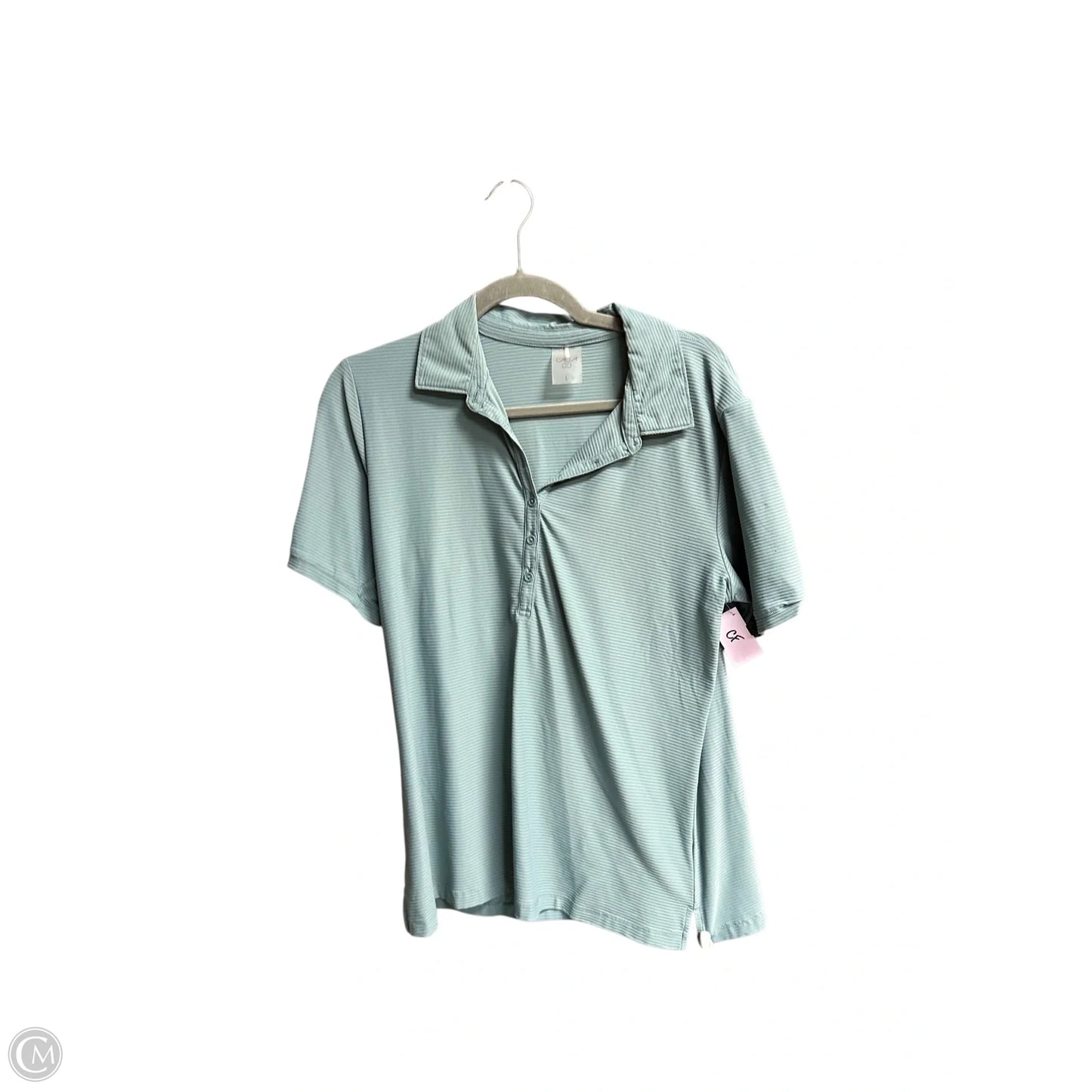 Athletic Top Short Sleeve By Calia In Blue, Size: L