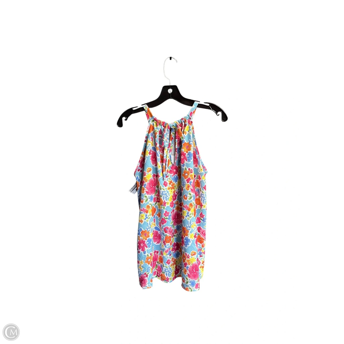 Top Sleeveless By Bibi In Floral Print, Size: L