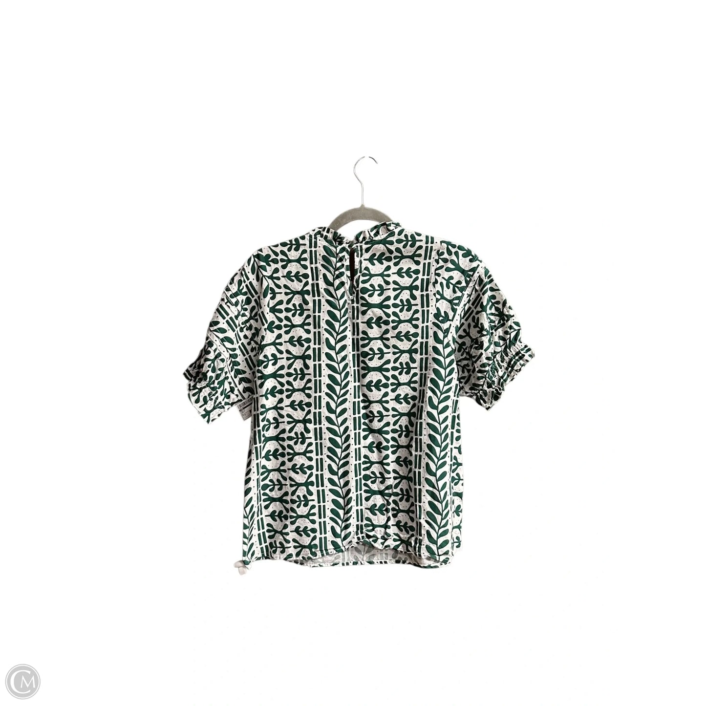 Top Short Sleeve By Thml In Green, Size: S