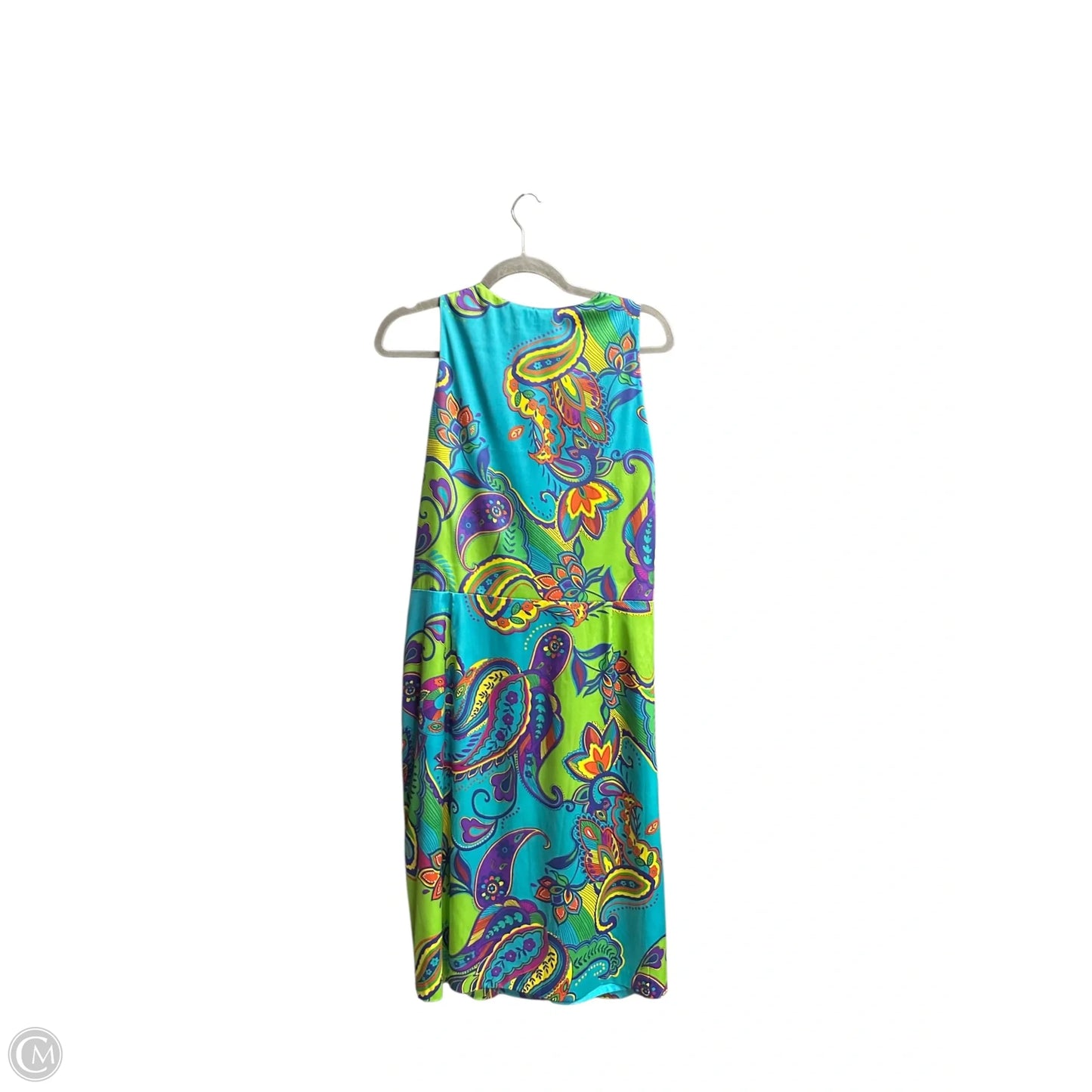 Dress Casual Midi By Lauren By Ralph Lauren In Blue, Size: 14