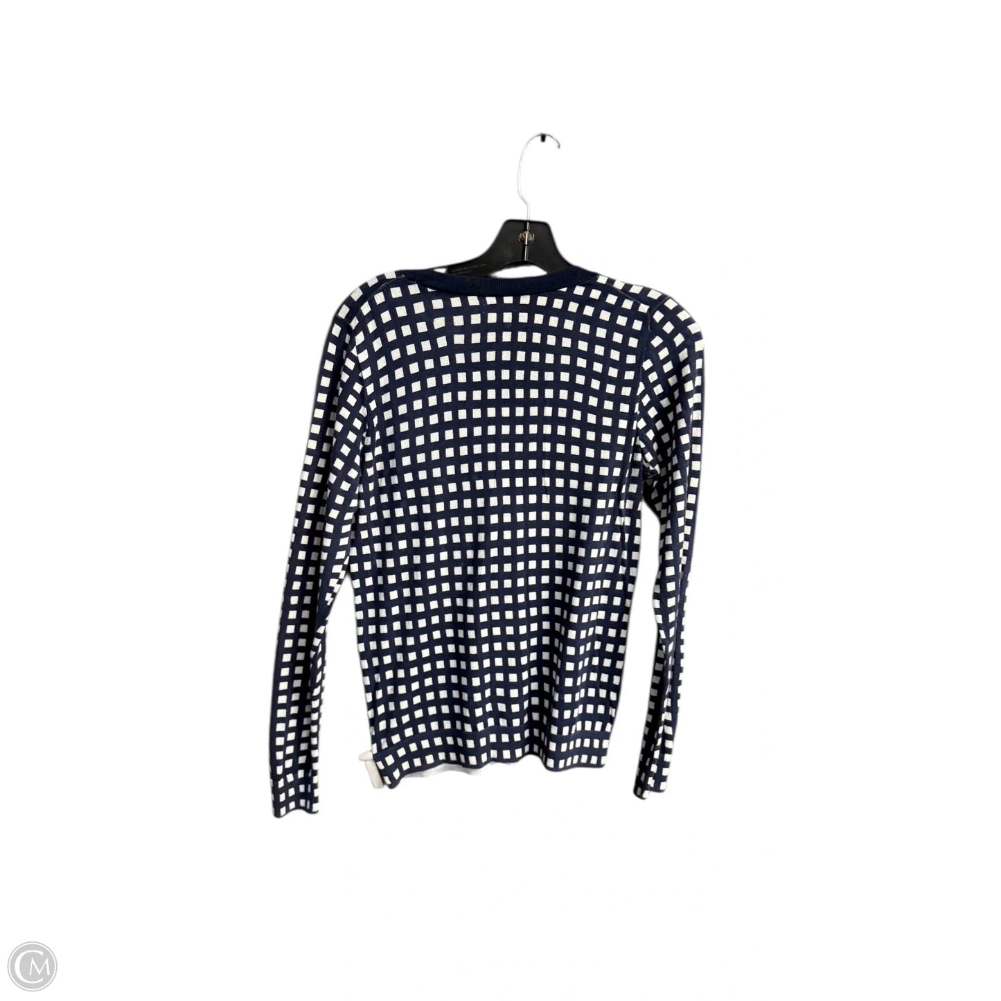 Top Long Sleeve By J. Crew In Plaid Pattern, Size: S