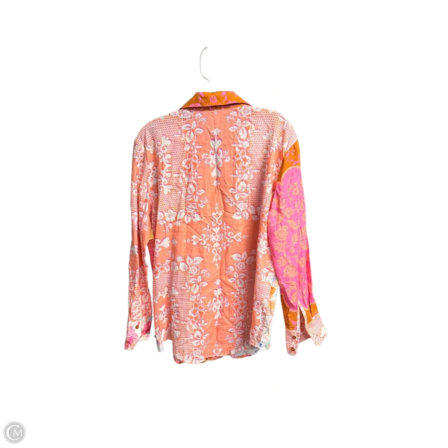 Top Long Sleeve By Rachel Zoe In Orange, Size: M