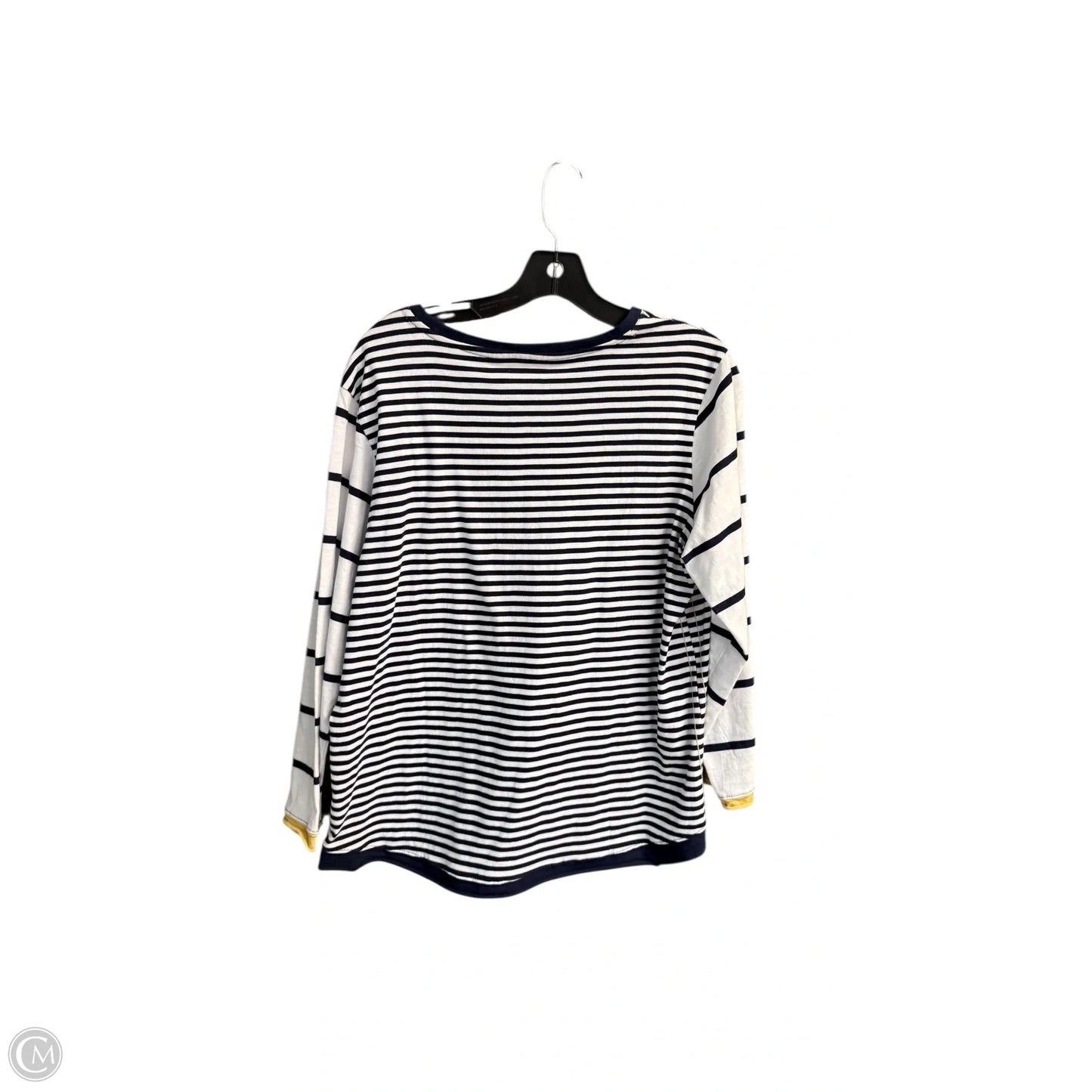 Top Long Sleeve By Clothes Mentor In White, Size: L