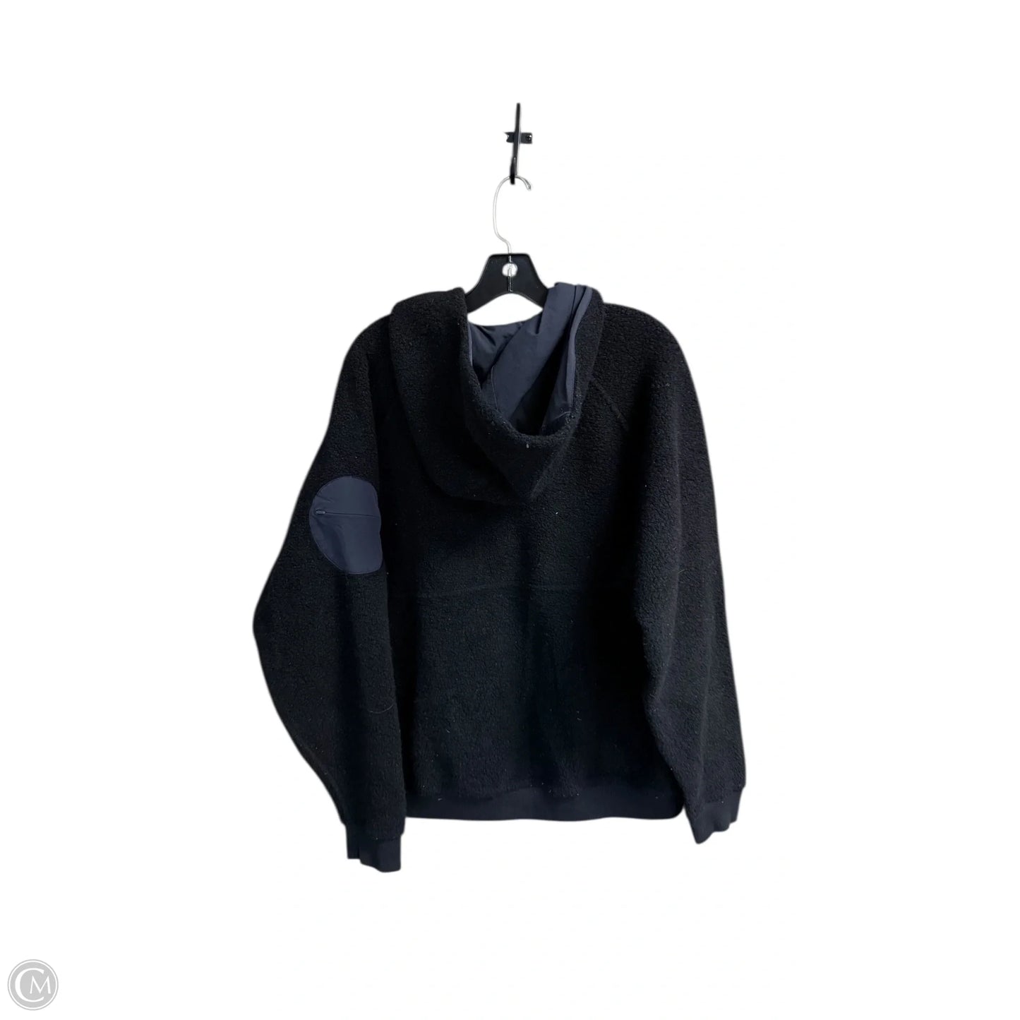 Jacket Faux Fur & Sherpa By Outdoor Voices In Black, Size: Xl