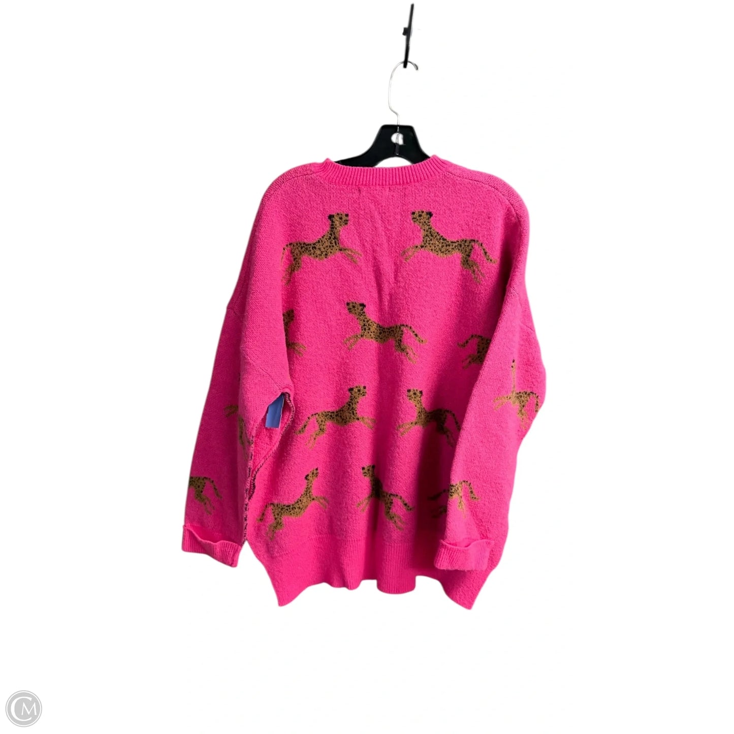 Sweater By Easel In Pink, Size: M