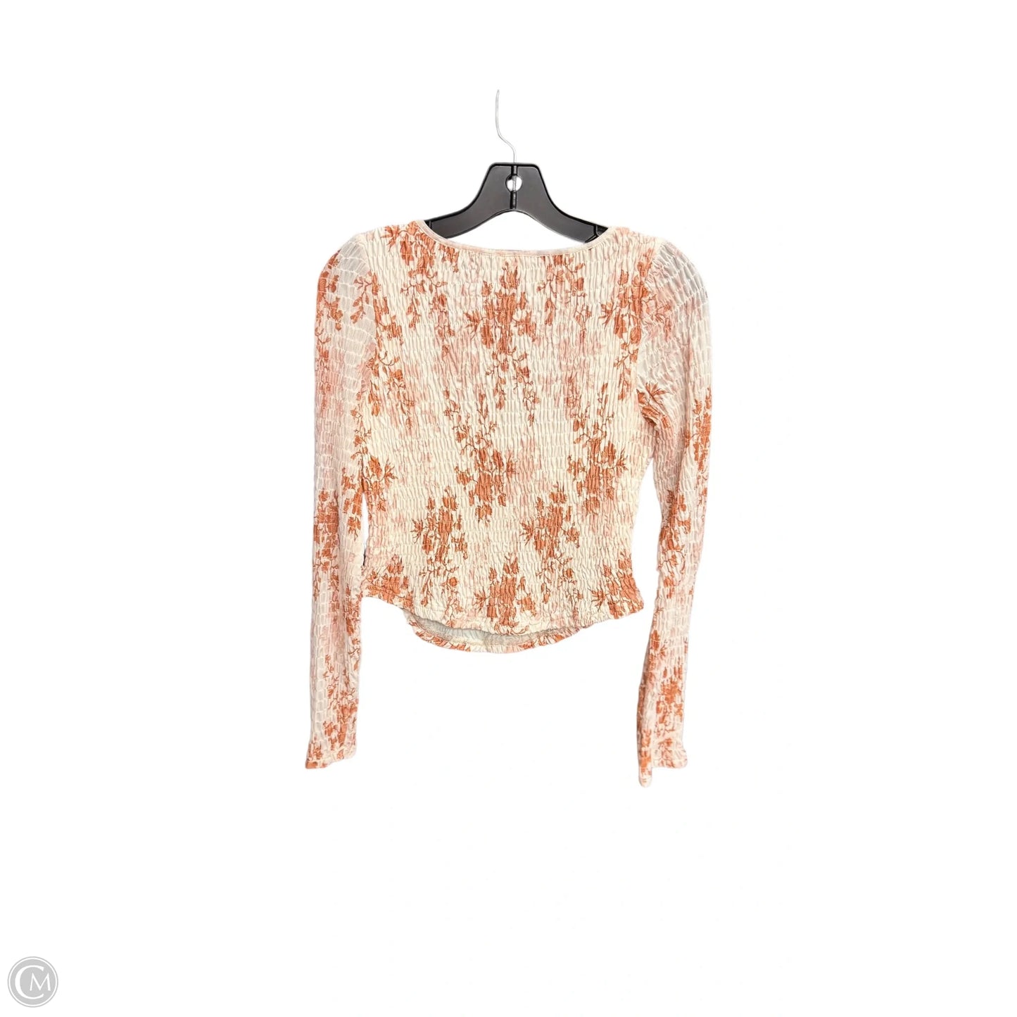 Top Long Sleeve By Promesa In Cream, Size: S