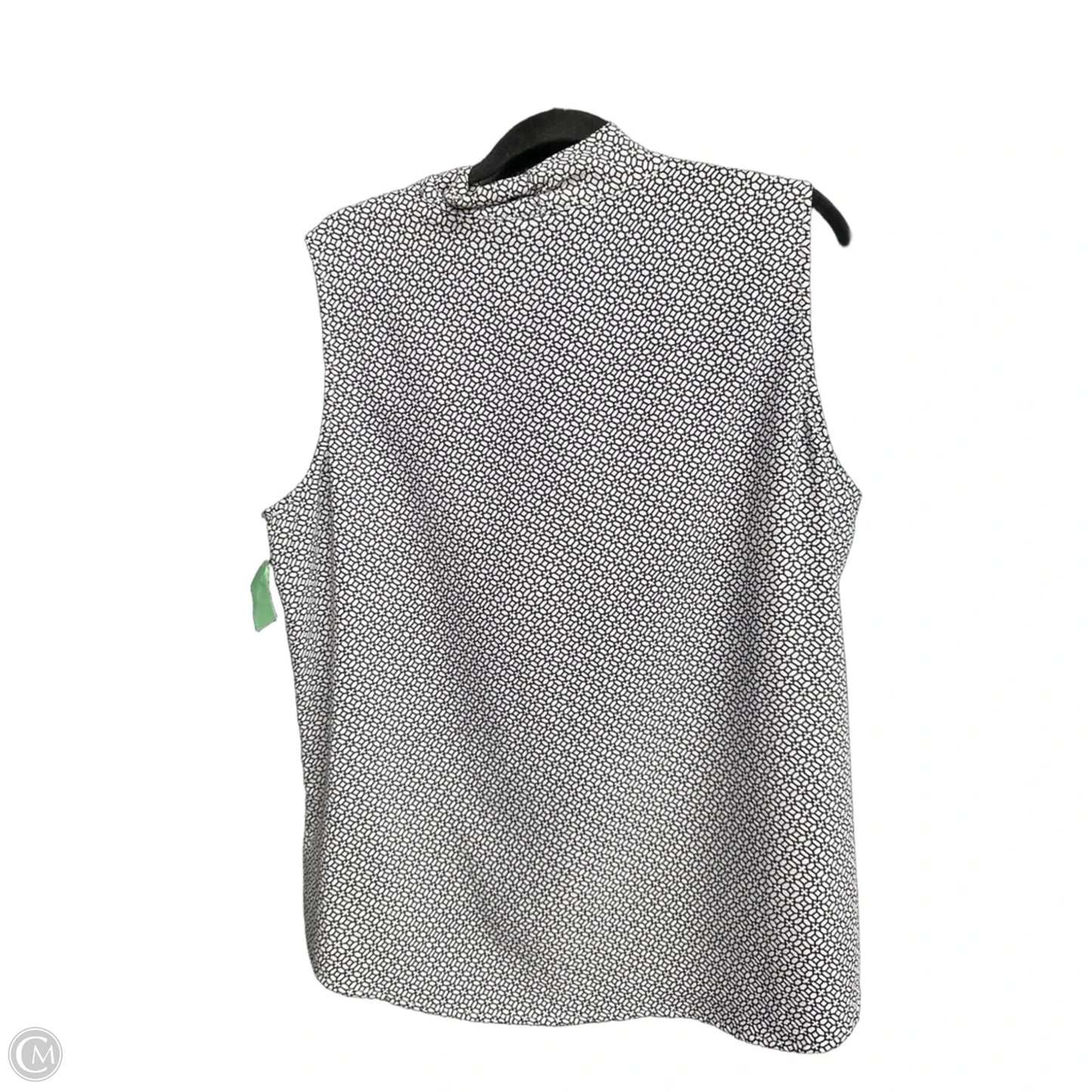 Top Sleeveless By Adrianna Papell In Black, Size: Xl