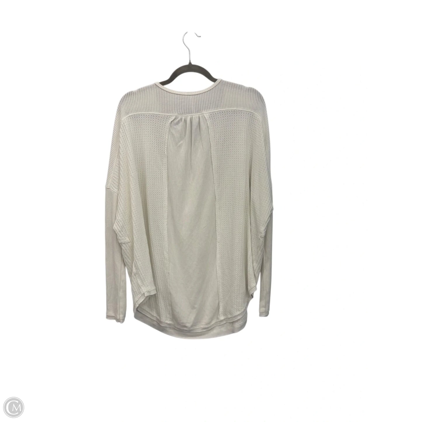 Top Long Sleeve By Free People In White, Size: M