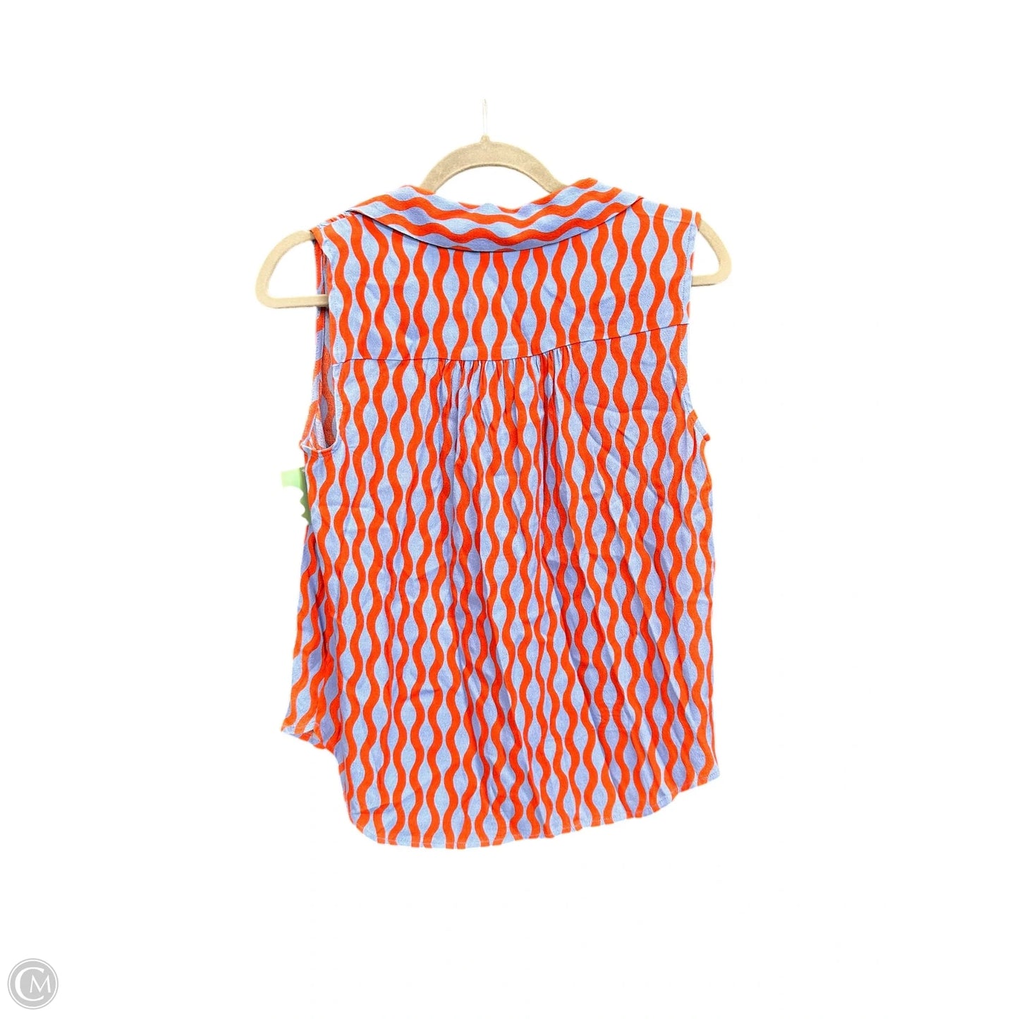 Top Sleeveless By Loft In Blue & Orange, Size: Xs