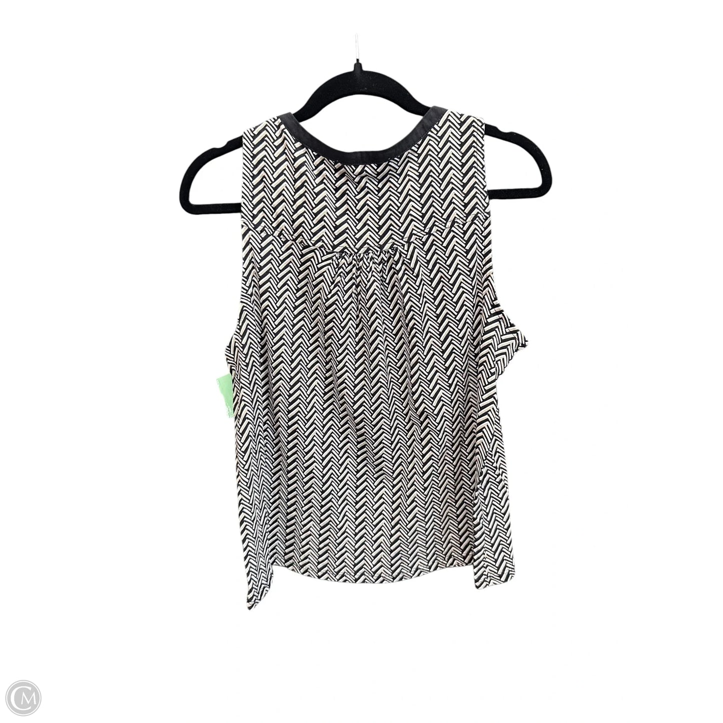 Top Sleeveless By Loft In Black, Size: M