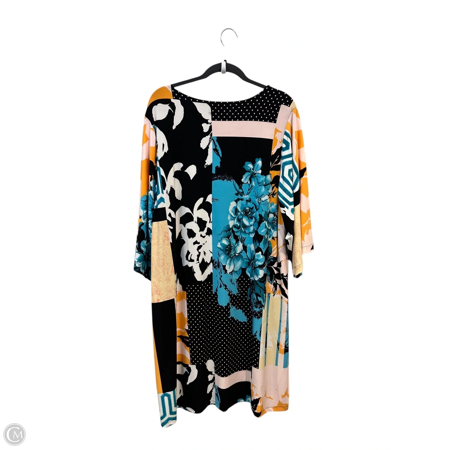 Dress Casual Midi By Chicos In Black, Size: 2x