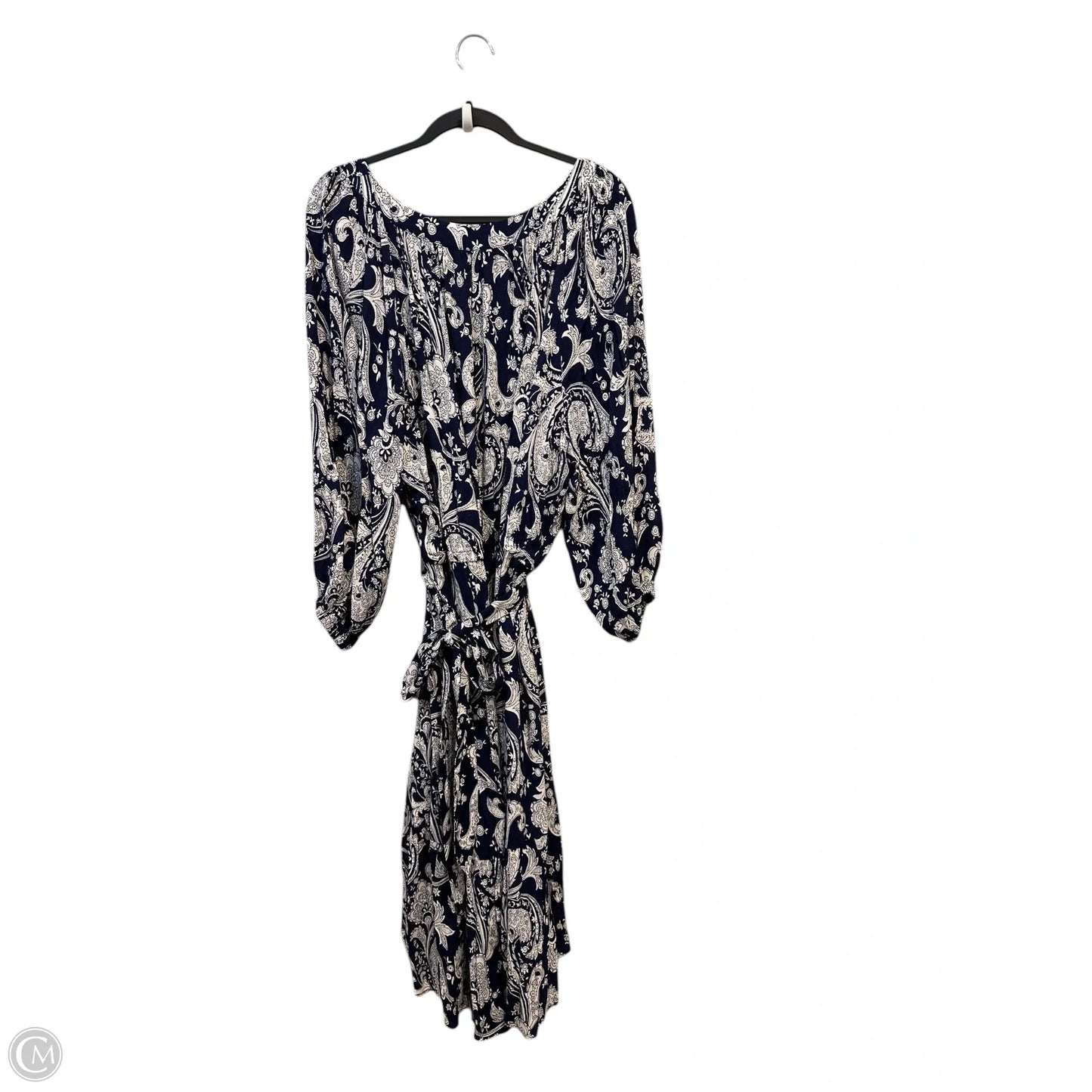 Dress Casual Maxi By Talbots In Navy, Size: 3x