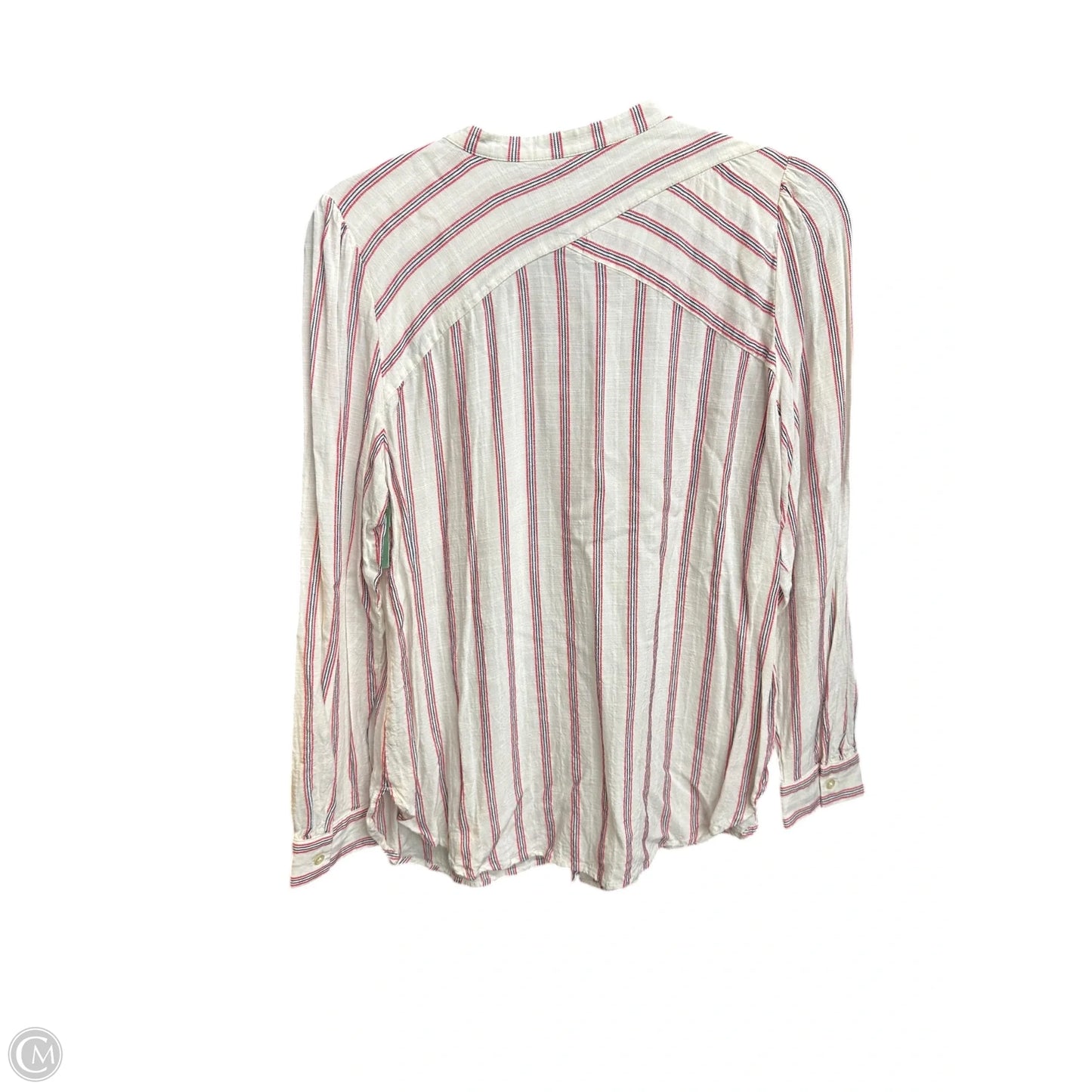 Top Long Sleeve By Loft In Cream, Size: M