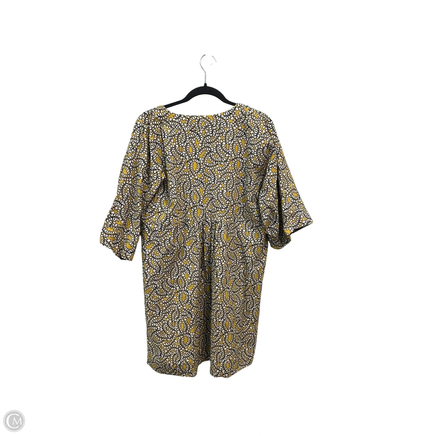 Dress Casual Midi By Clothes Mentor In Yellow, Size: Xl