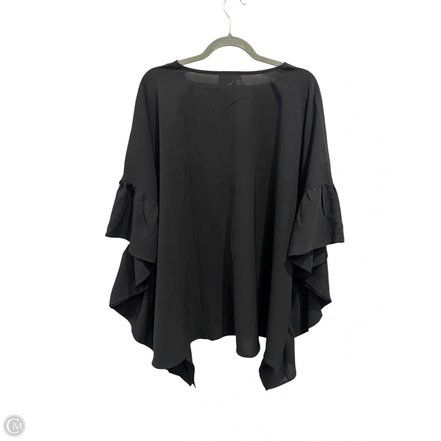 Tunic Short Sleeve By Andree By Unit In Black, Size: M
