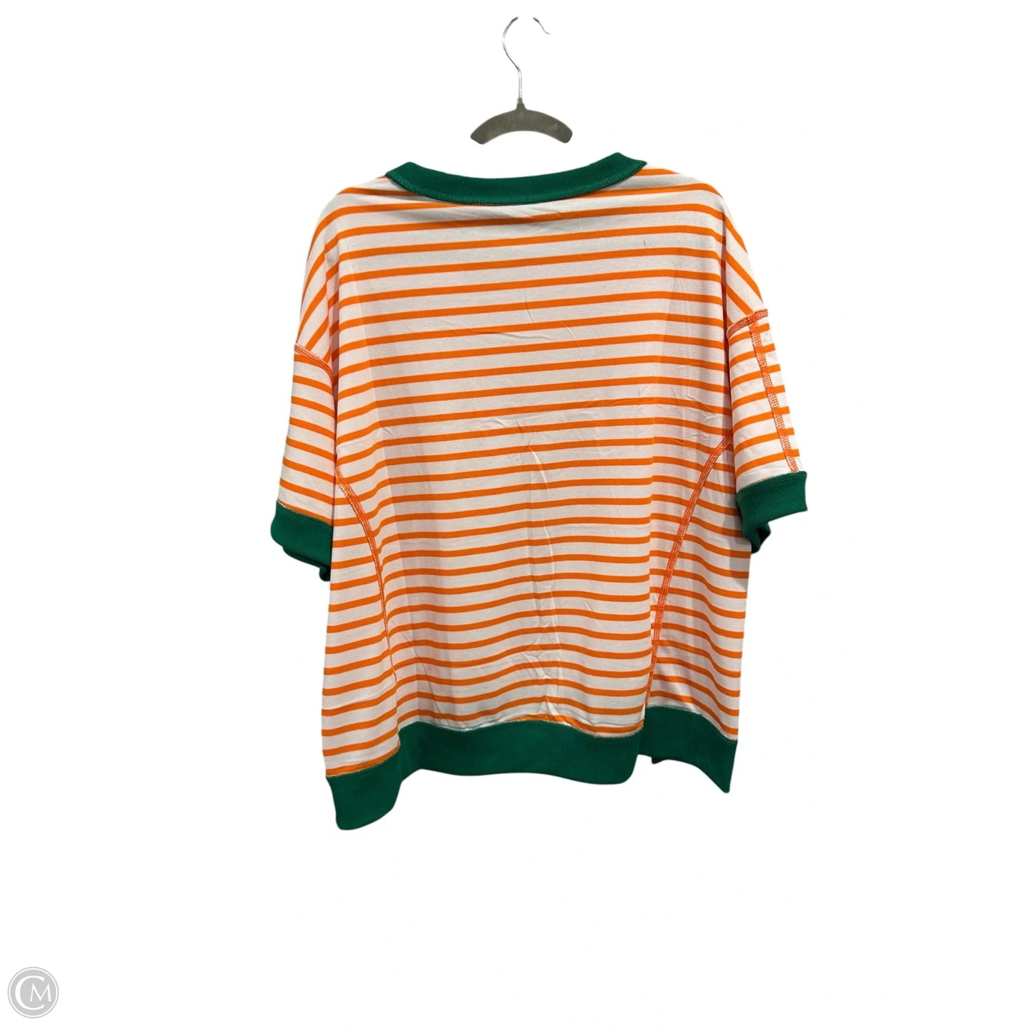 Top Short Sleeve By Clothes Mentor In Striped Pattern, Size: L