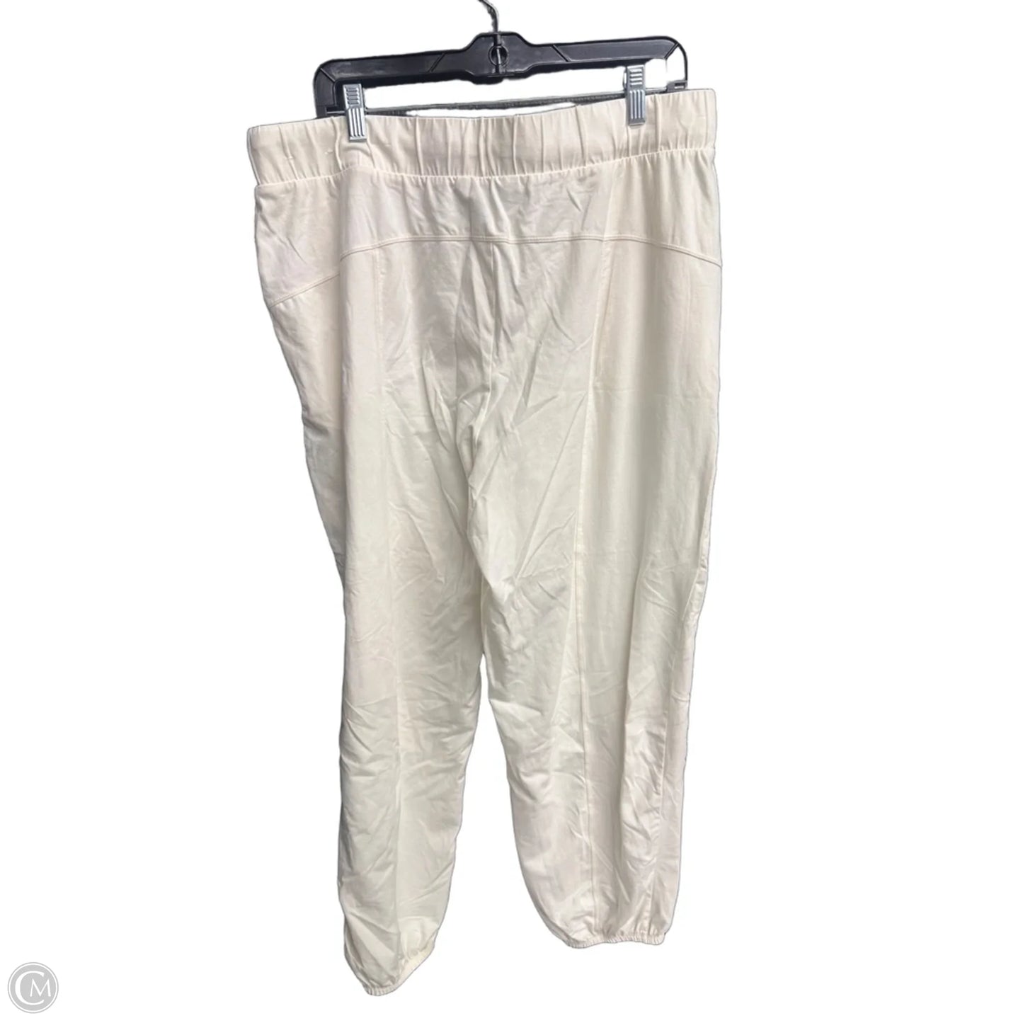 Athletic Pants By Joy Lab In Cream, Size: Xl