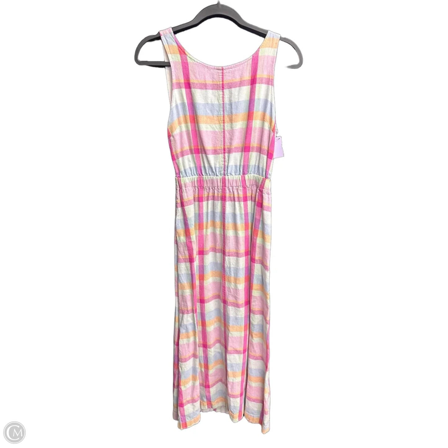 Dress Casual Maxi By Nordstrom In Plaid Pattern, Size: Xs