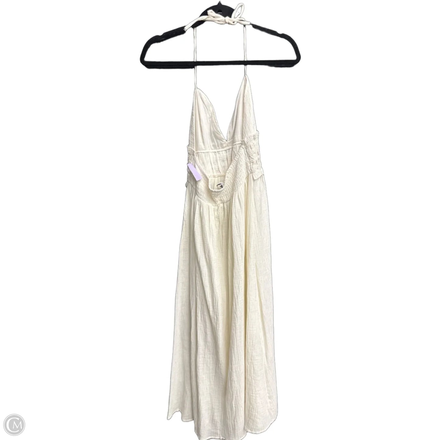 Dress Casual Maxi By Zara In Cream, Size: S