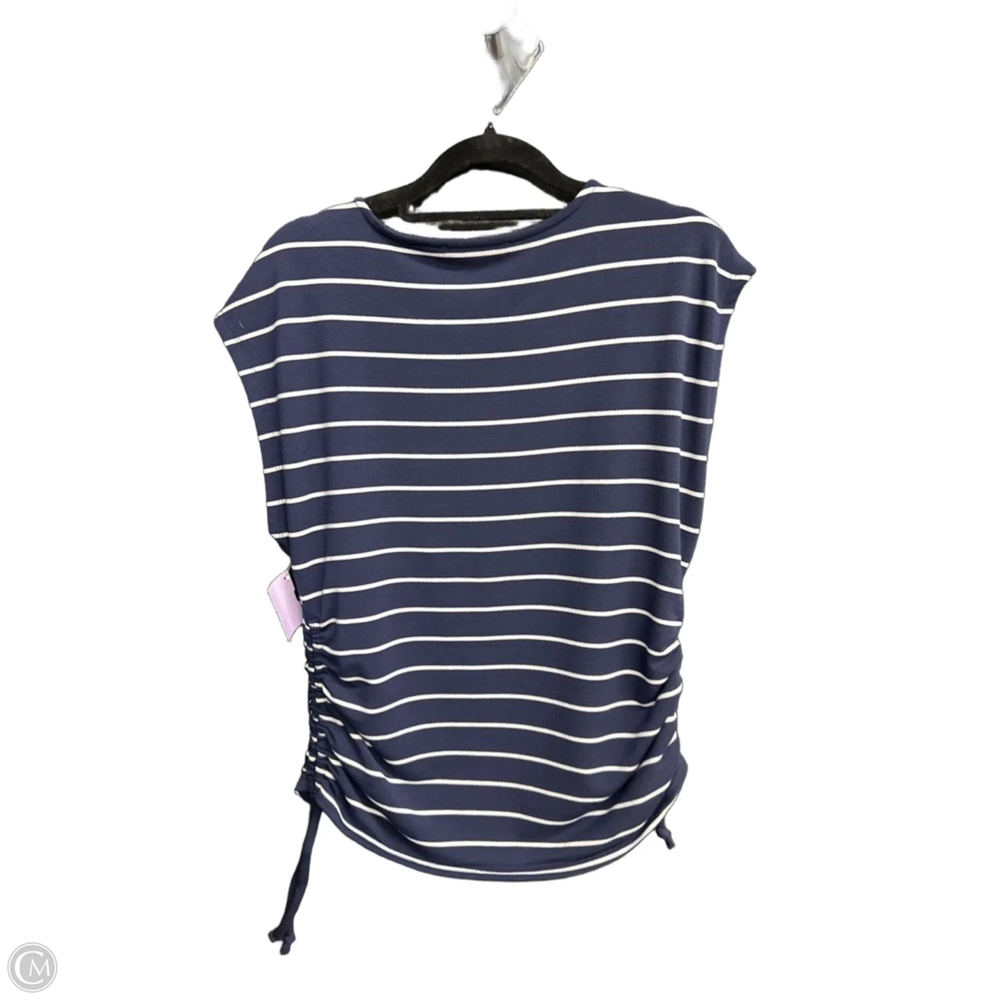 Top Sleeveless By Cable And Gauge In Navy, Size: M