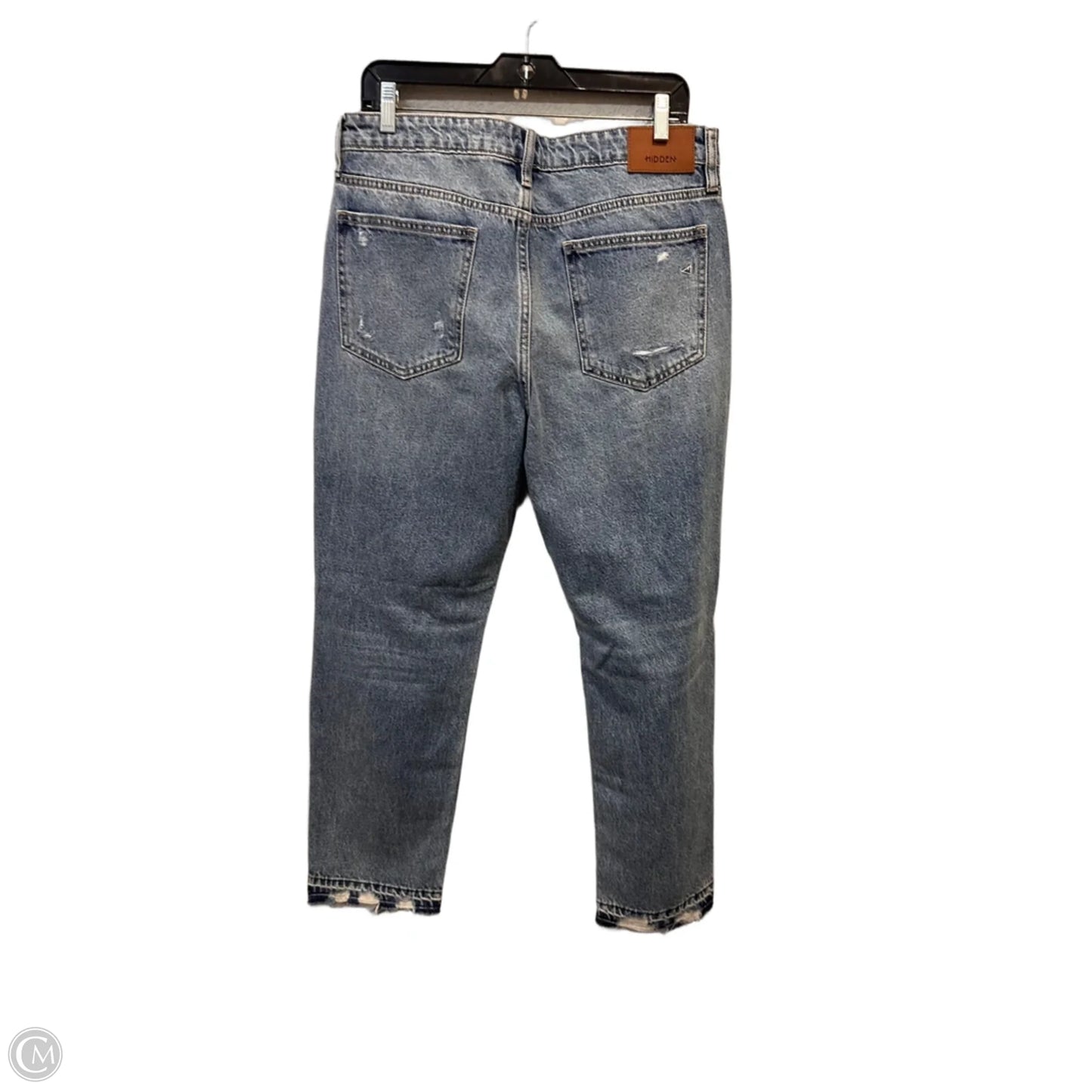 Jeans Straight By Hidden In Blue Denim, Size: 10