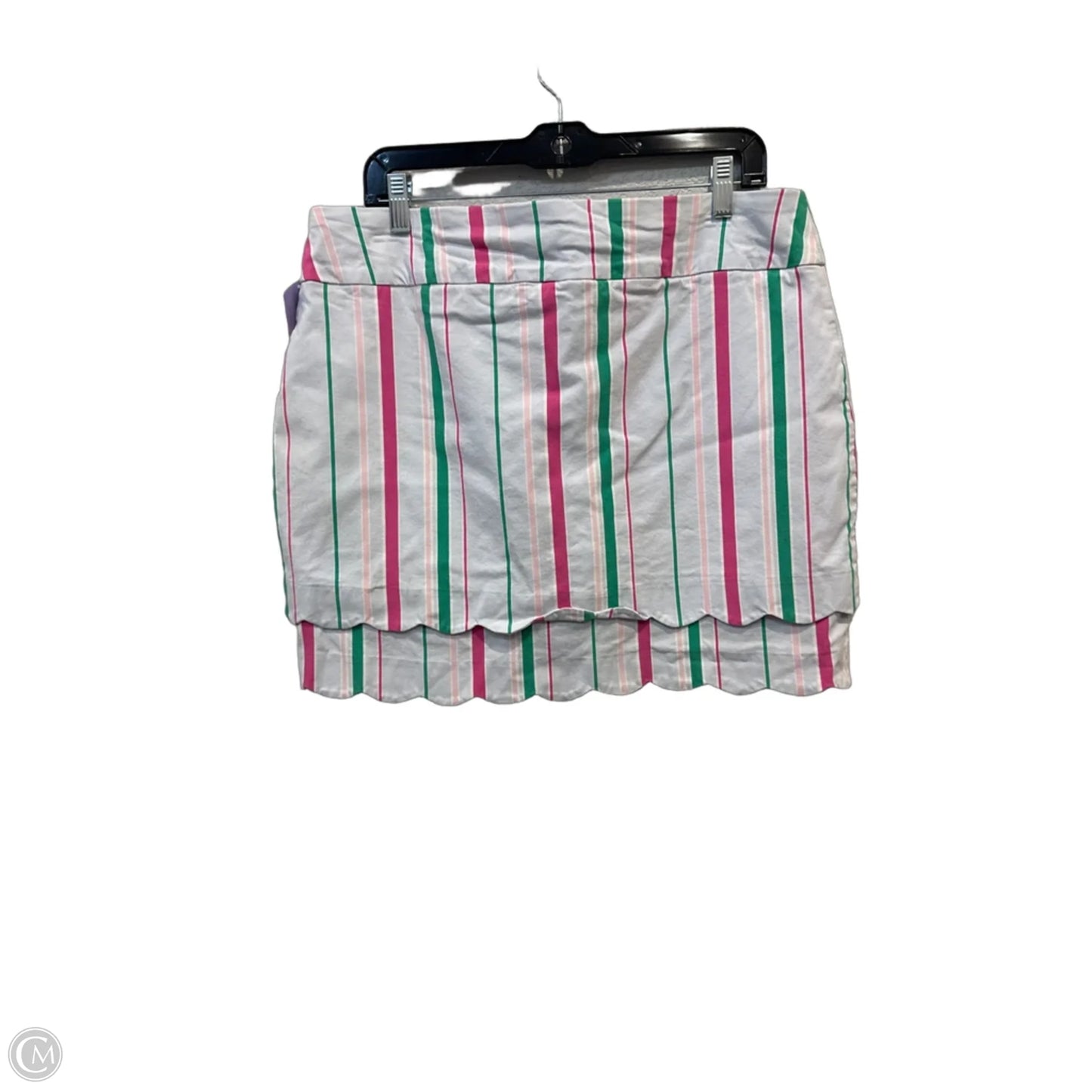 Skirt Mini & Short By Crown And Ivy In Striped Pattern, Size: 16