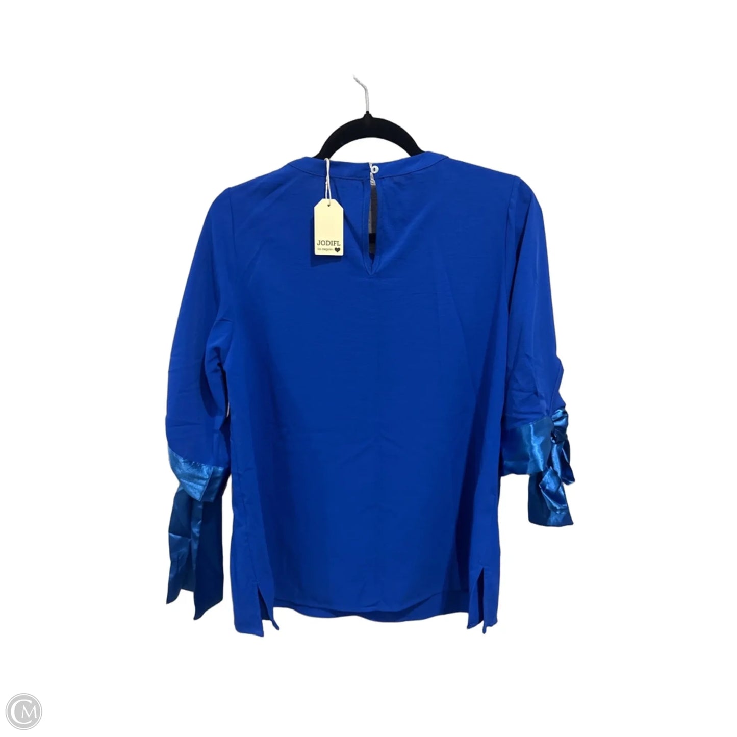 Top 3/4 Sleeve By Jodifl In Blue, Size: S